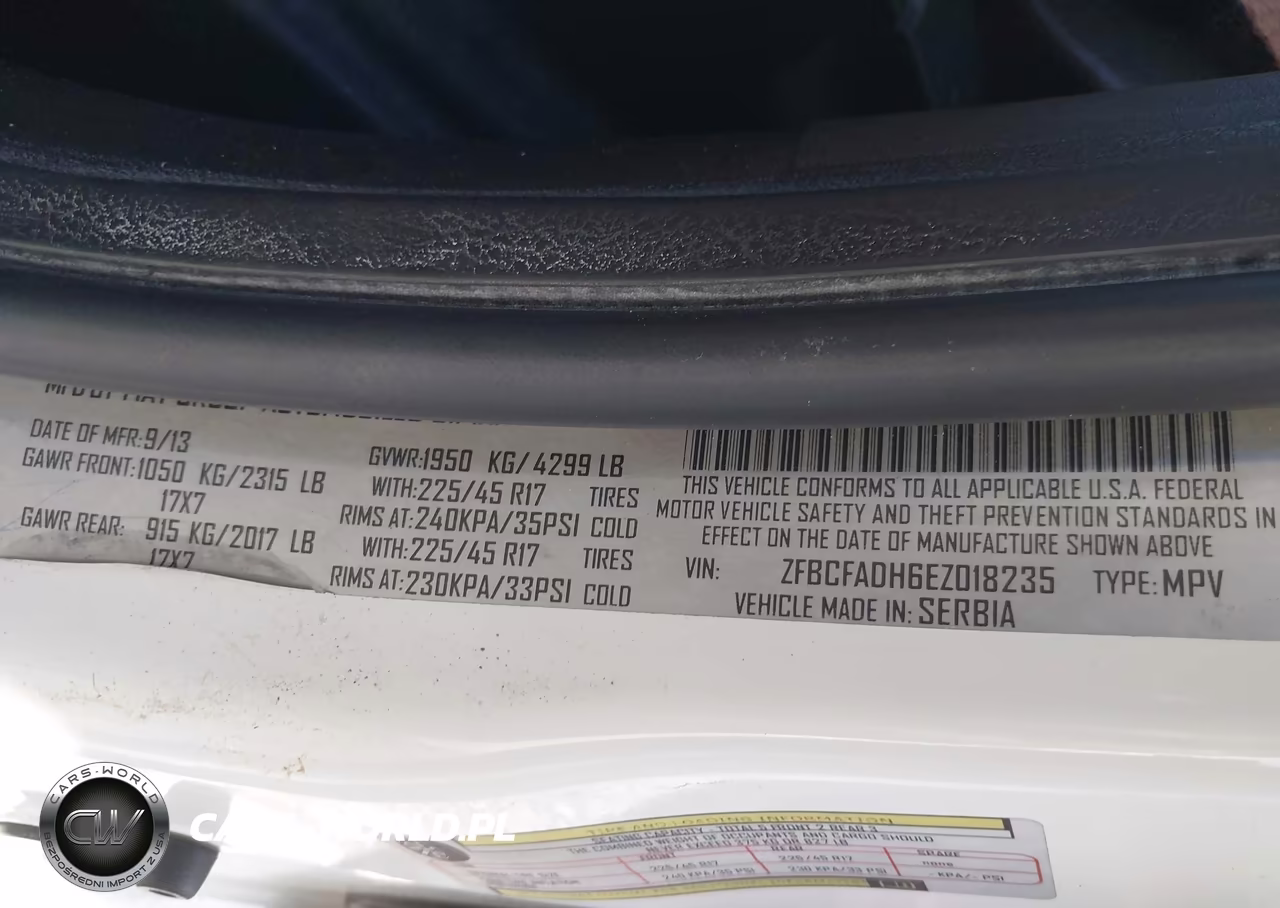 2014 Fiat 500L Trekking VIN:ZFBCFADH6EZ018235 - 9