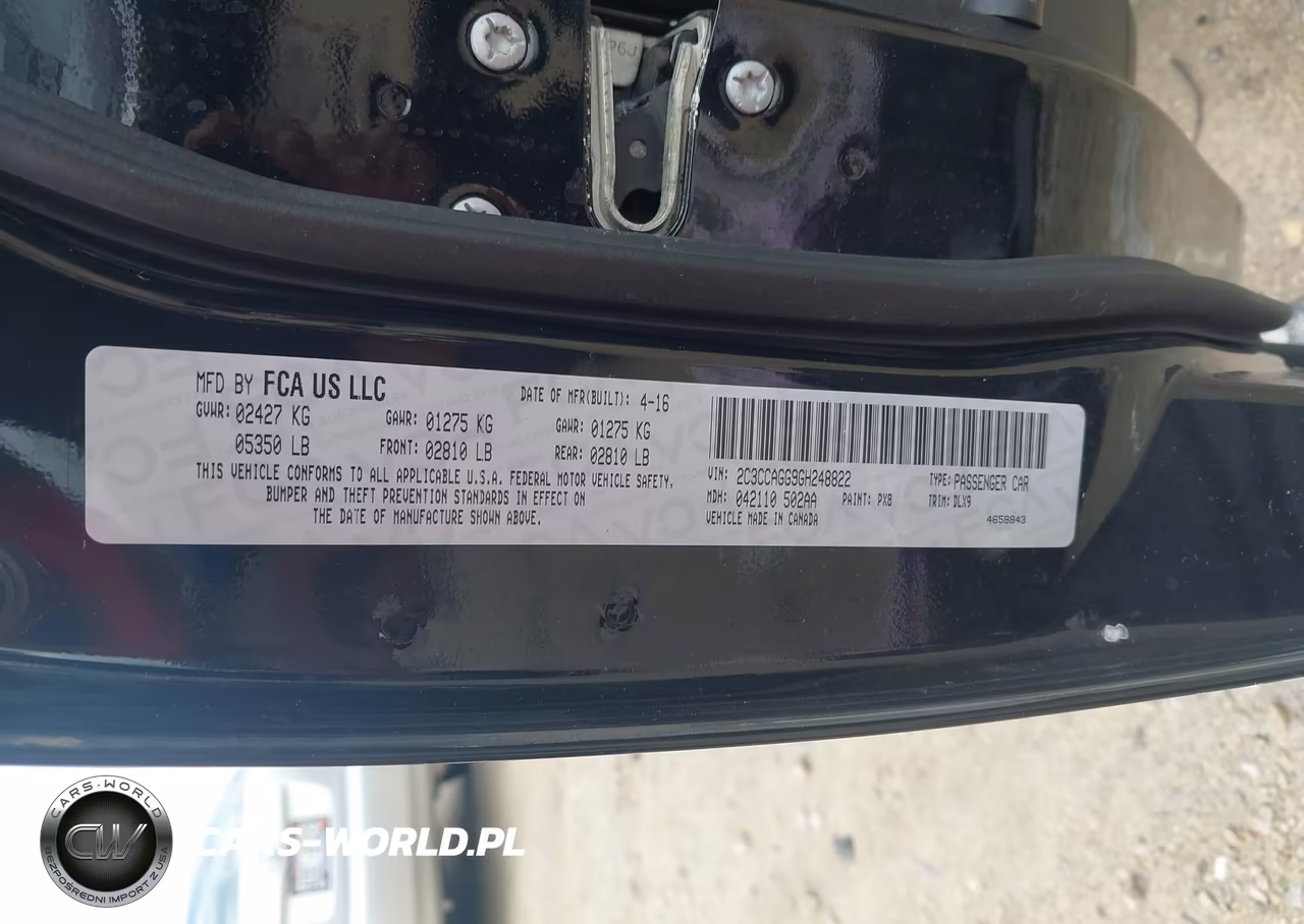 2016 Chrysler 300 300S VIN:2C3CCAGG9GH248822 - 9