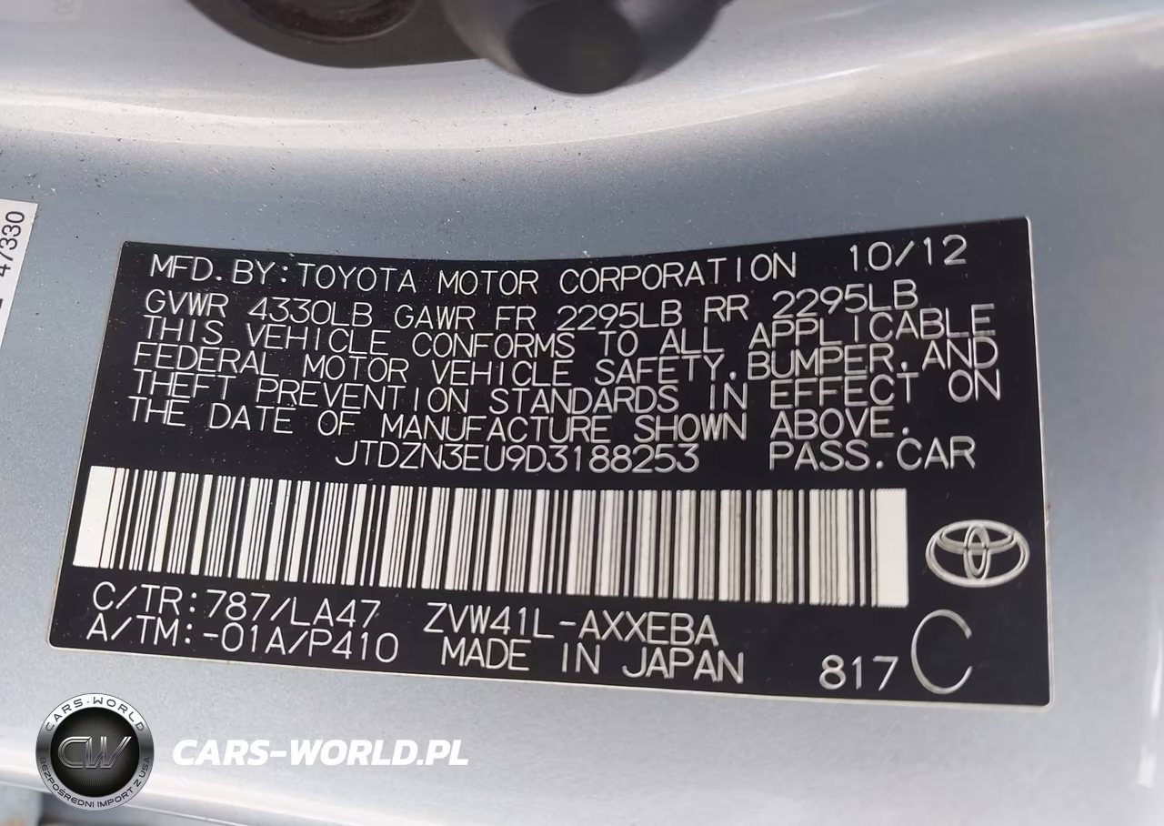 2013 Toyota Prius V Five VIN:JTDZN3EU9D3188253 - 9