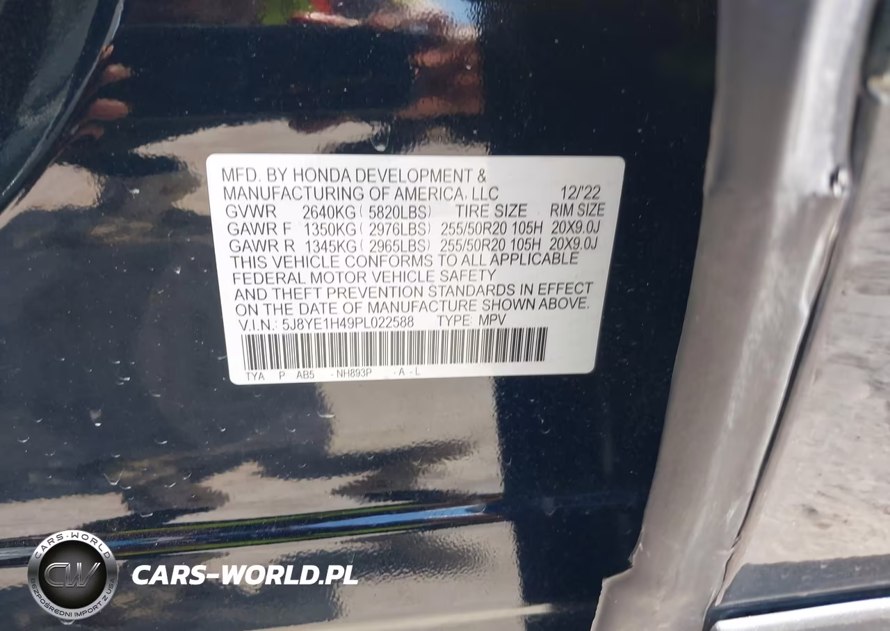 2023 Acura Mdx Technology Package VIN:5J8YE1H49PL022588 - 9