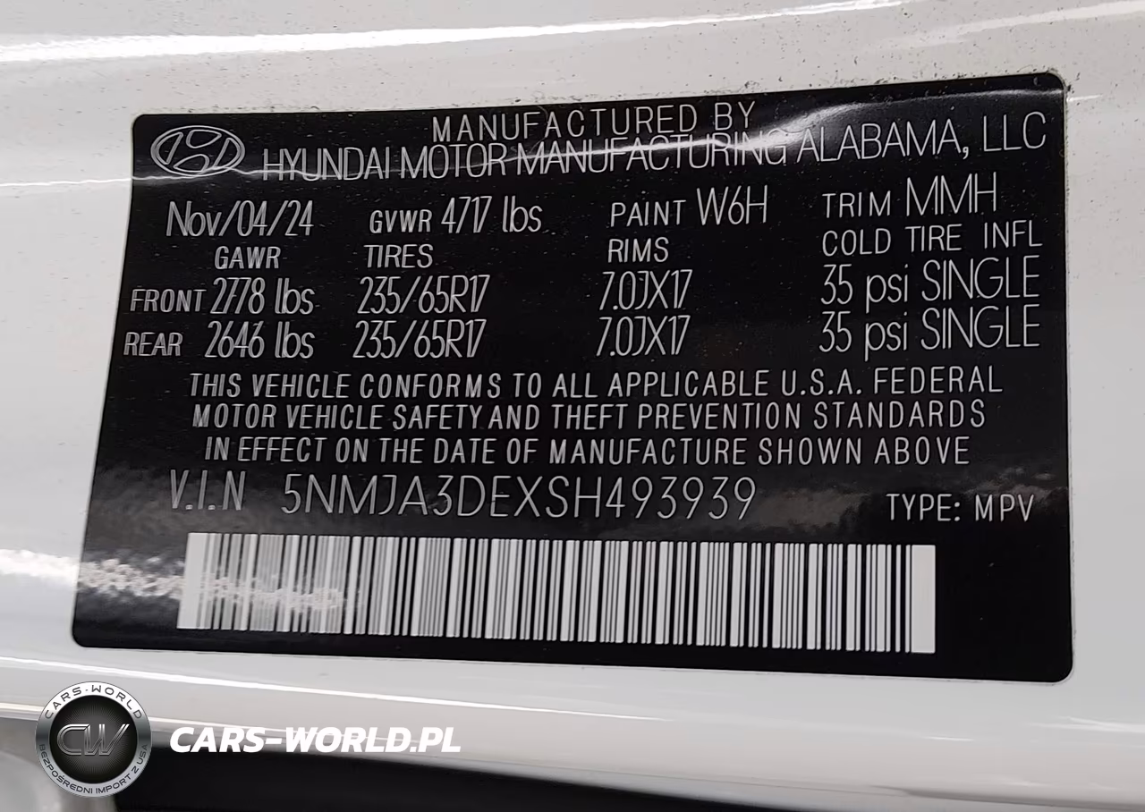 2025 Hyundai Tucson Se VIN:5NMJA3DEXSH493939 - 9