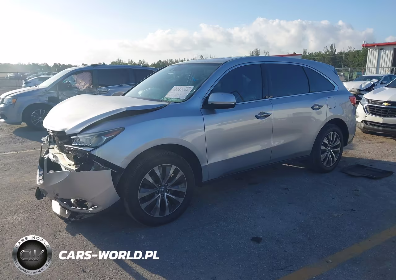 2015 Acura Mdx Technology Package VIN:5FRYD3H42FB003958 - 2