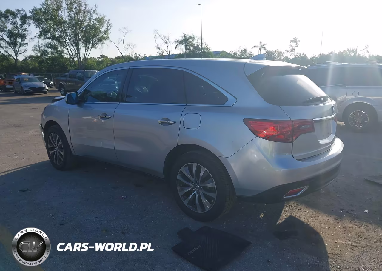 2015 Acura Mdx Technology Package VIN:5FRYD3H42FB003958 - 3