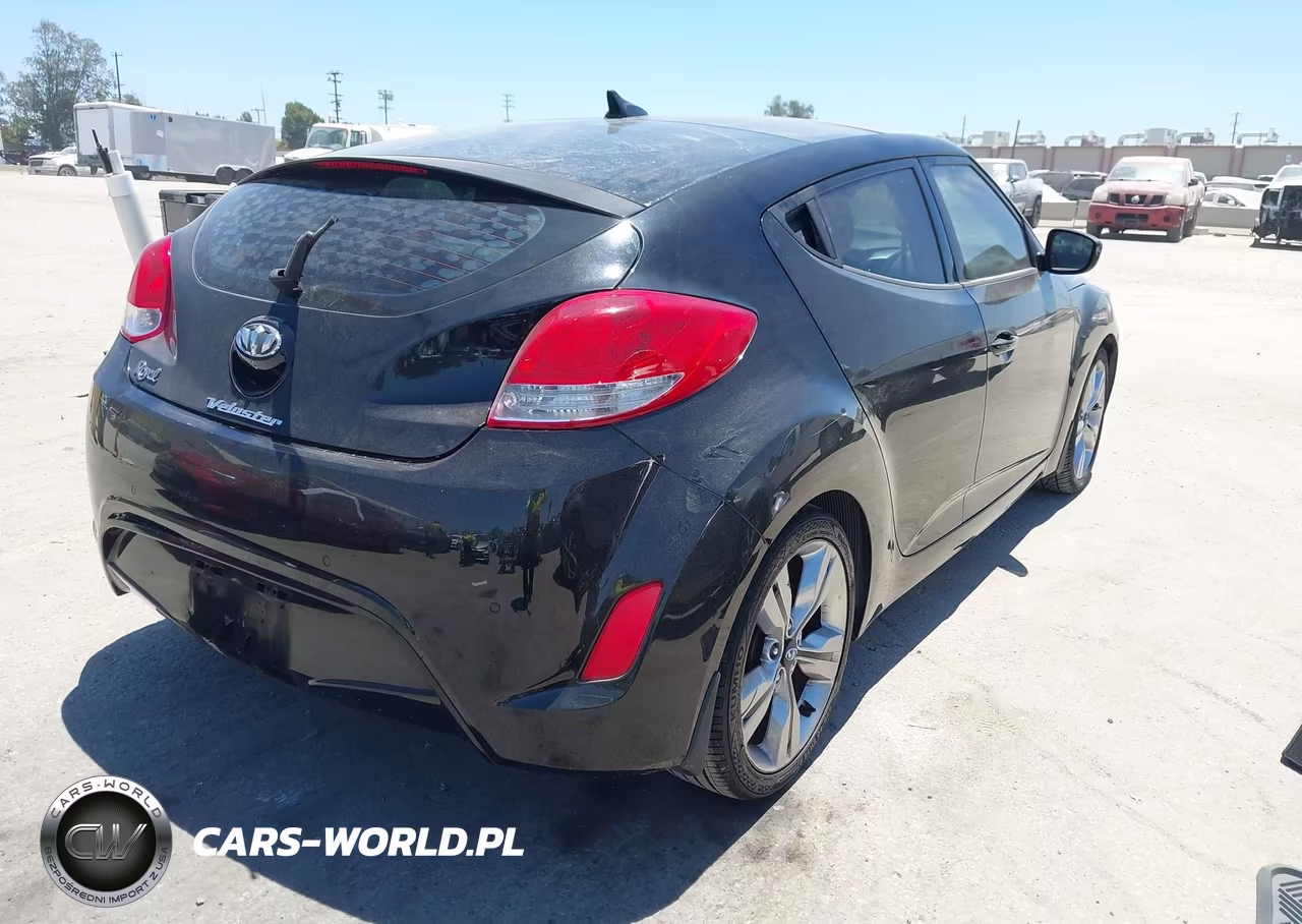 2013 Hyundai Veloster Base W-Gray VIN:KMHTC6AD2DU098032 - 4