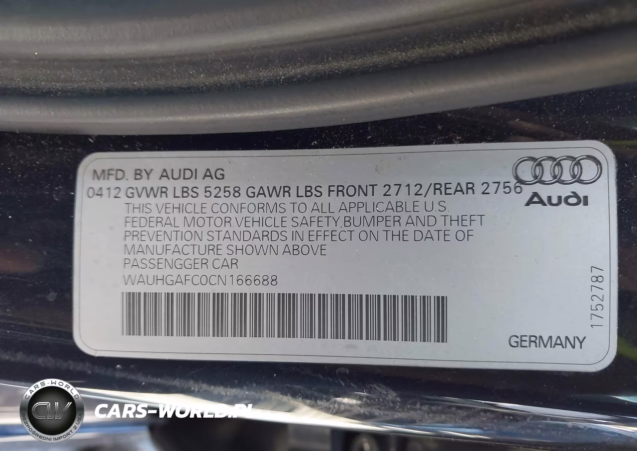 2012 Audi A6 3.0T Prestige VIN:WAUHGAFC0CN166688 - 9