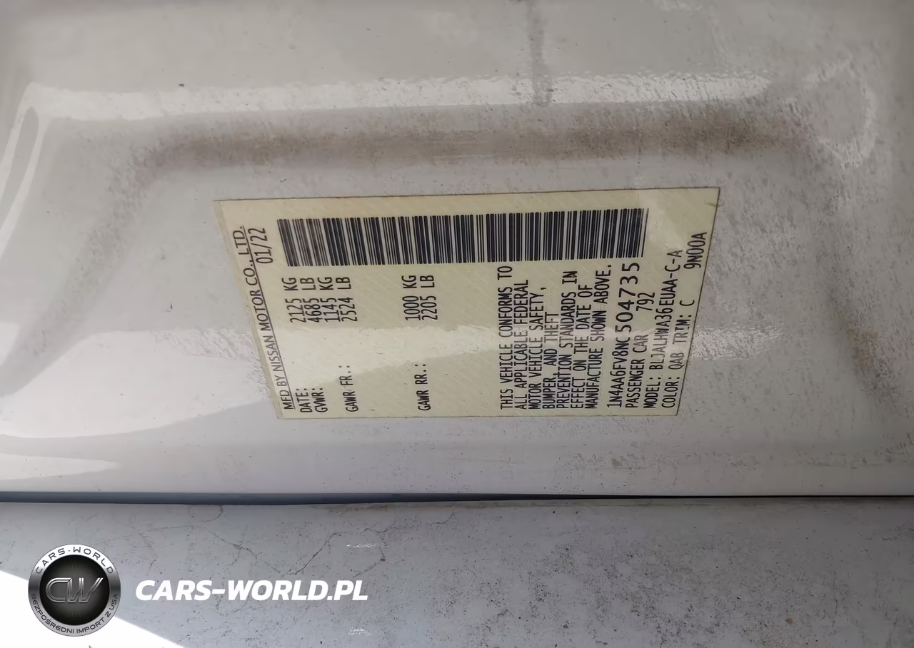 2022 Nissan Maxima Platinum Xtronic Cvt VIN:1N4AA6FV8NC504735 - 9
