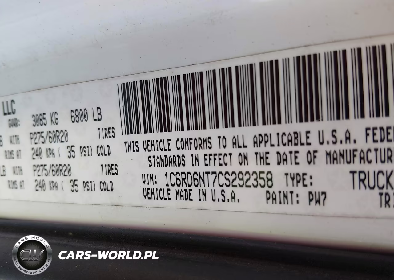 2012 Ram 1500 Laramie VIN:1C6RD6NT7CS292358 - 9