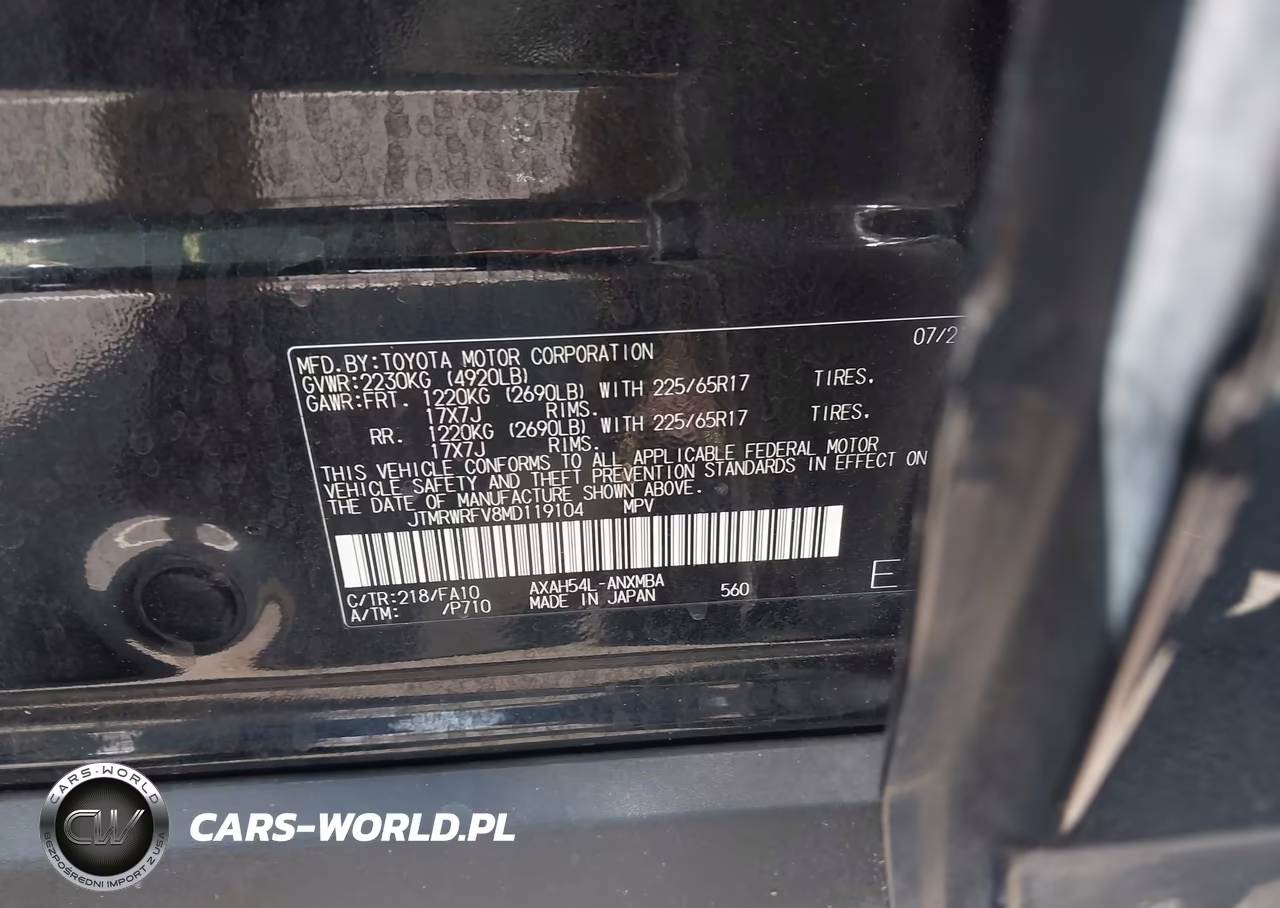 2021 Toyota Rav4 Hybrid Xle VIN:JTMRWRFV8MD119104 - 9