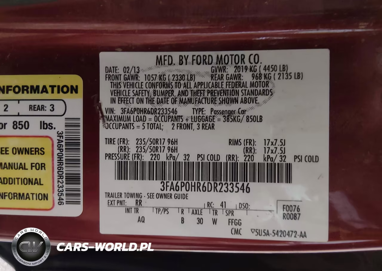 2013 Ford Fusion Se VIN:3FA6P0HR6DR233546 - 9