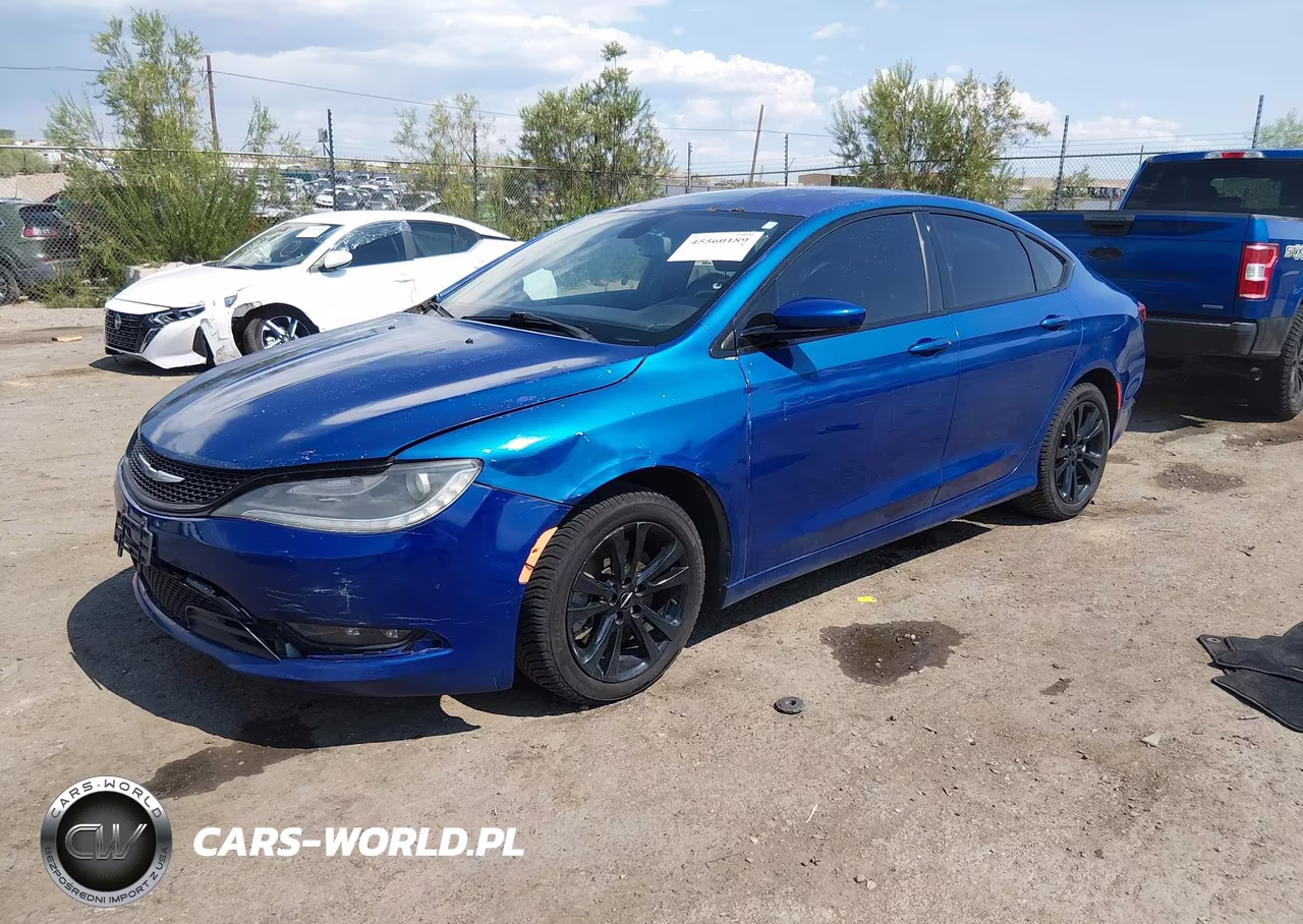 2015 Chrysler 200 S VIN:1C3CCCDG1FN523573 - 2