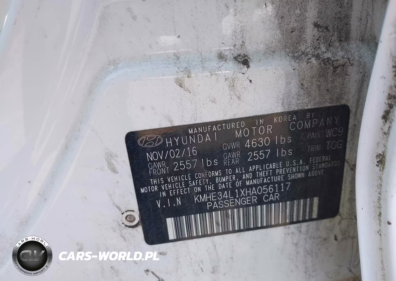 2017 Hyundai Sonata Hybrid Limited VIN:KMHE34L1XHA056117 - 9