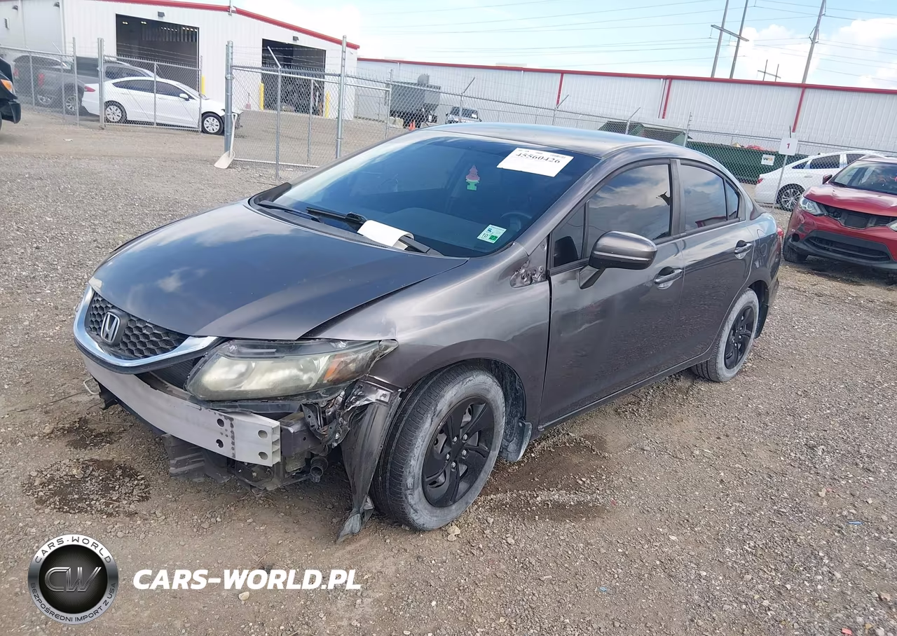 2015 Honda Civic Lx VIN:19XFB2F58FE221784 - 2
