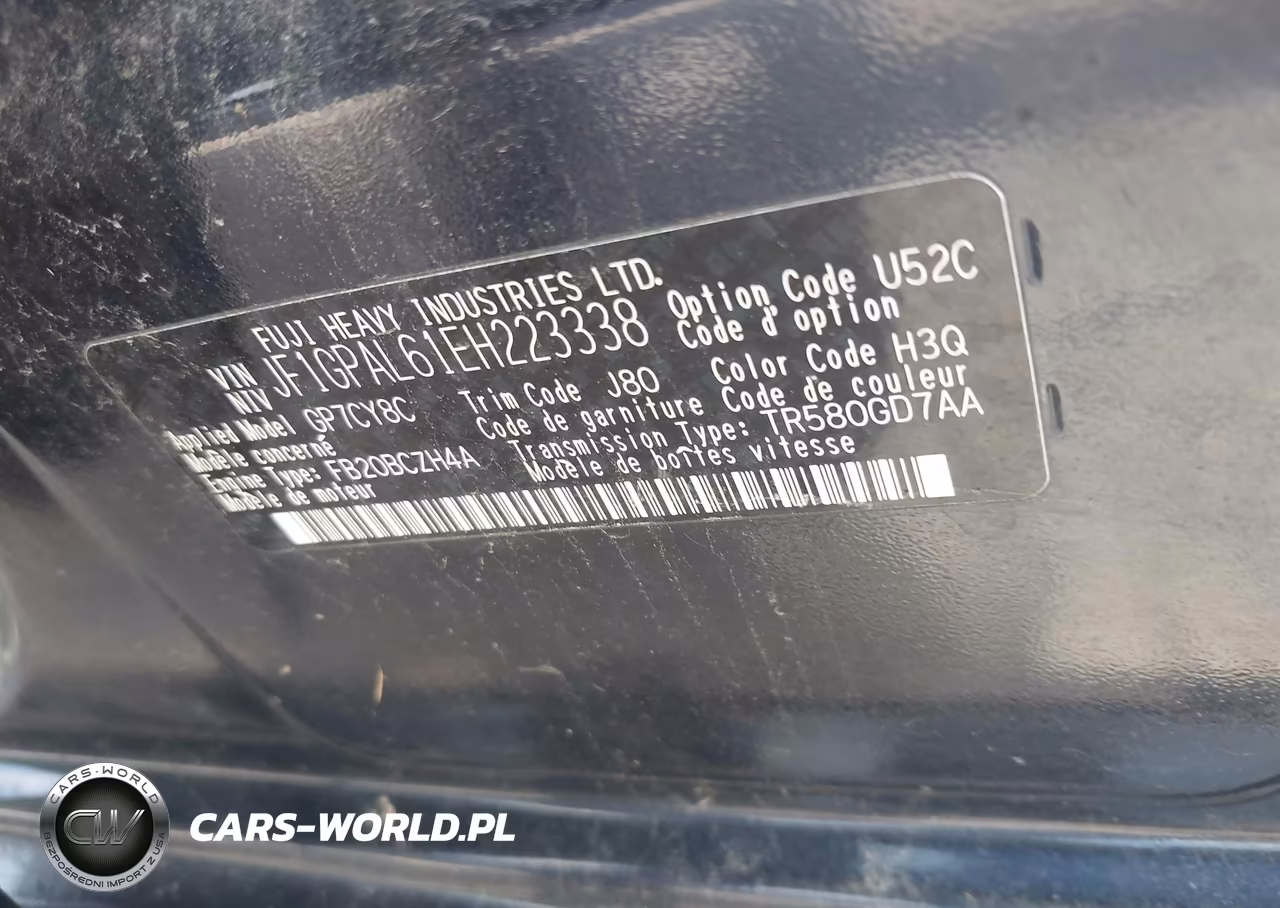 2014 Subaru Impreza 2.0I Sport Premium VIN:JF1GPAL61EH223338 - 9