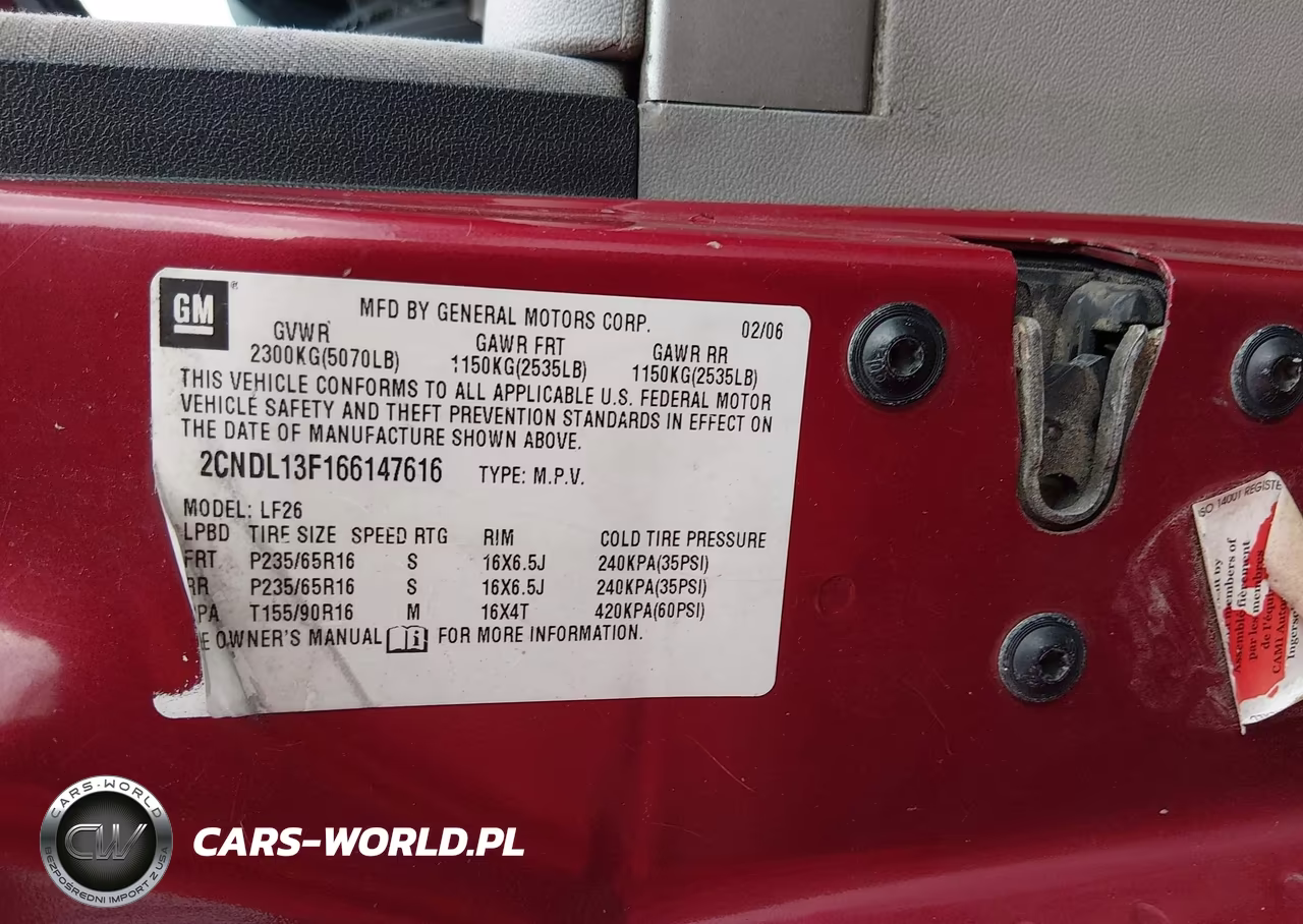 2006 Chevrolet Equinox Ls VIN:2CNDL13F166147616 - 9