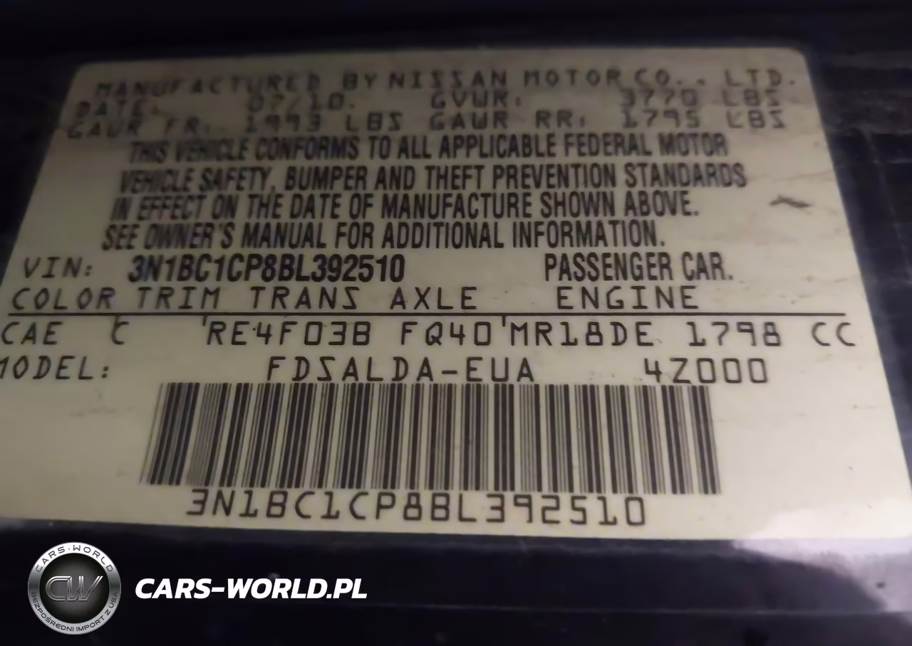 2011 Nissan Versa 1.8S VIN:3N1BC1CP8BL392510 - 9