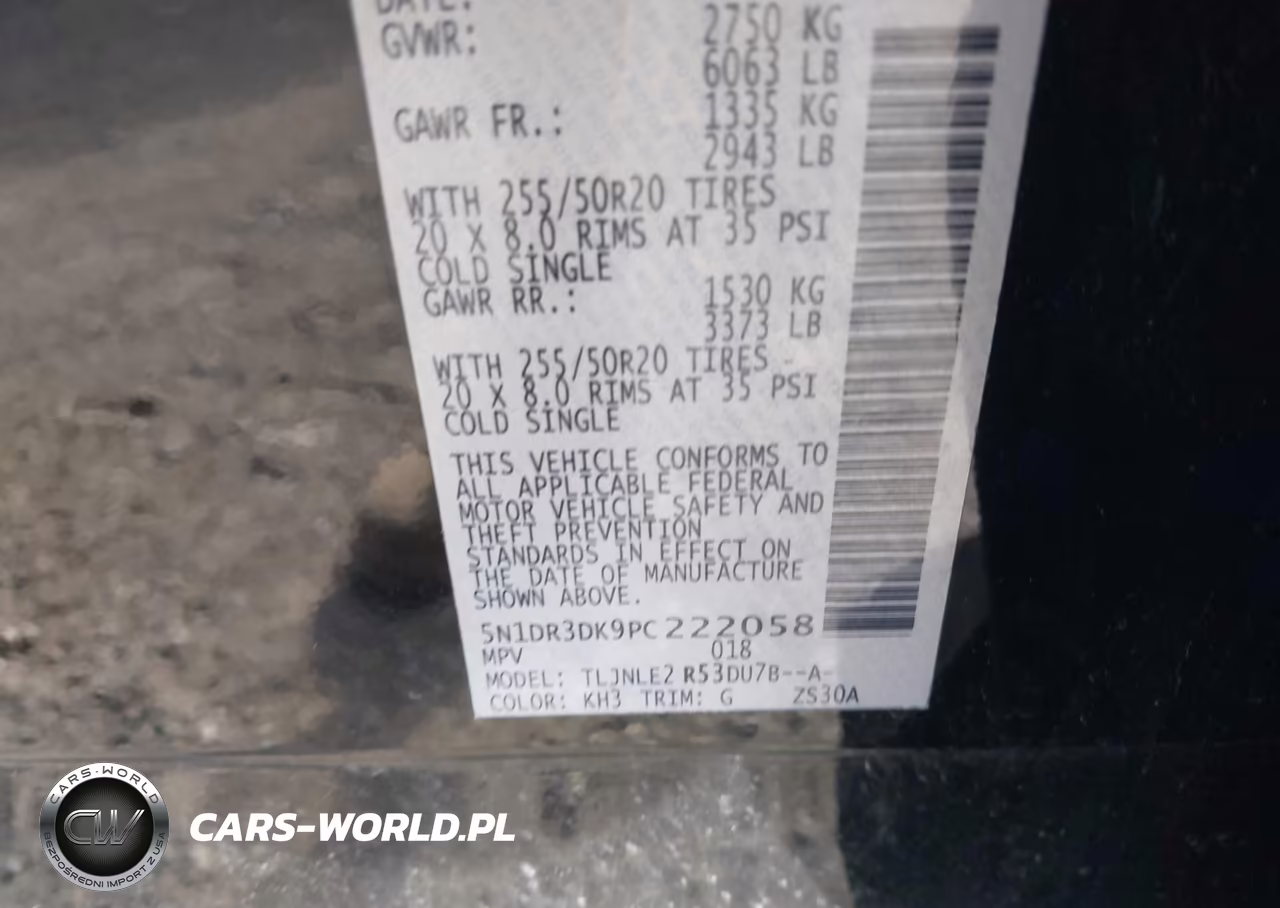 2023 Nissan Pathfinder Platinum 4Wd VIN:5N1DR3DK9PC222058 - 9