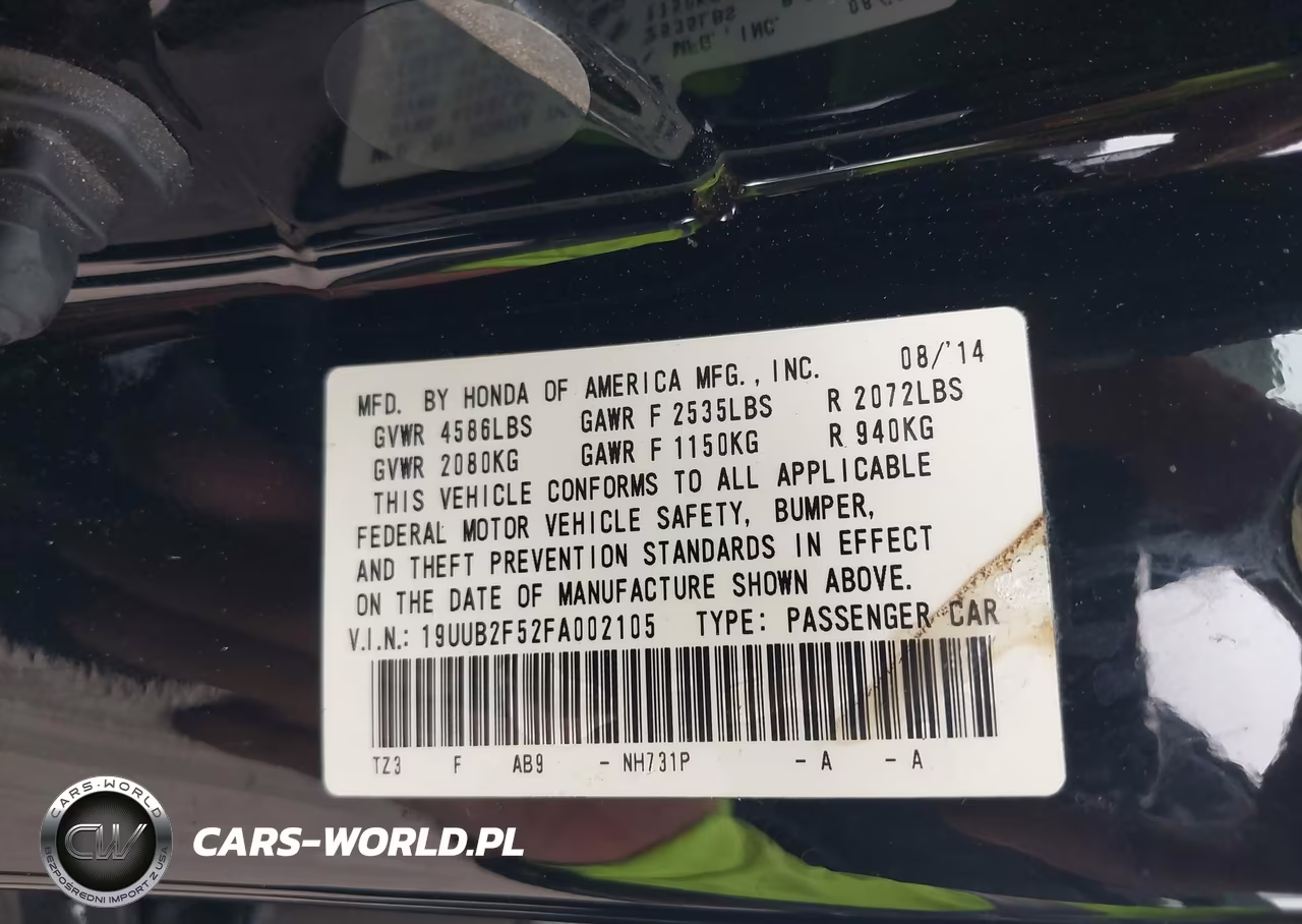 2015 Acura Tlx V6 Tech VIN:19UUB2F52FA002105 - 9