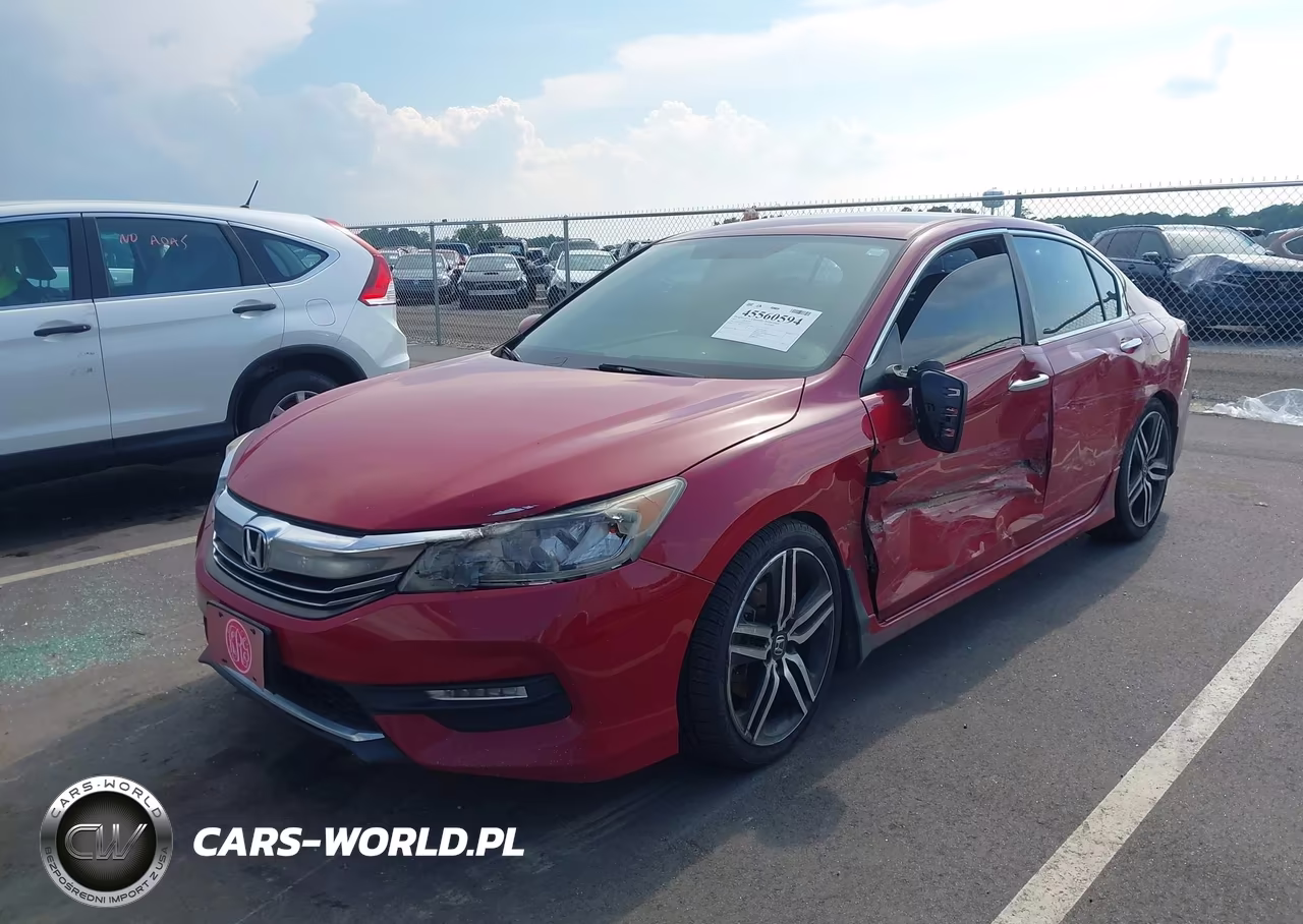 2017 Honda Accord Sport Se VIN:1HGCR2F16HA156324 - 2
