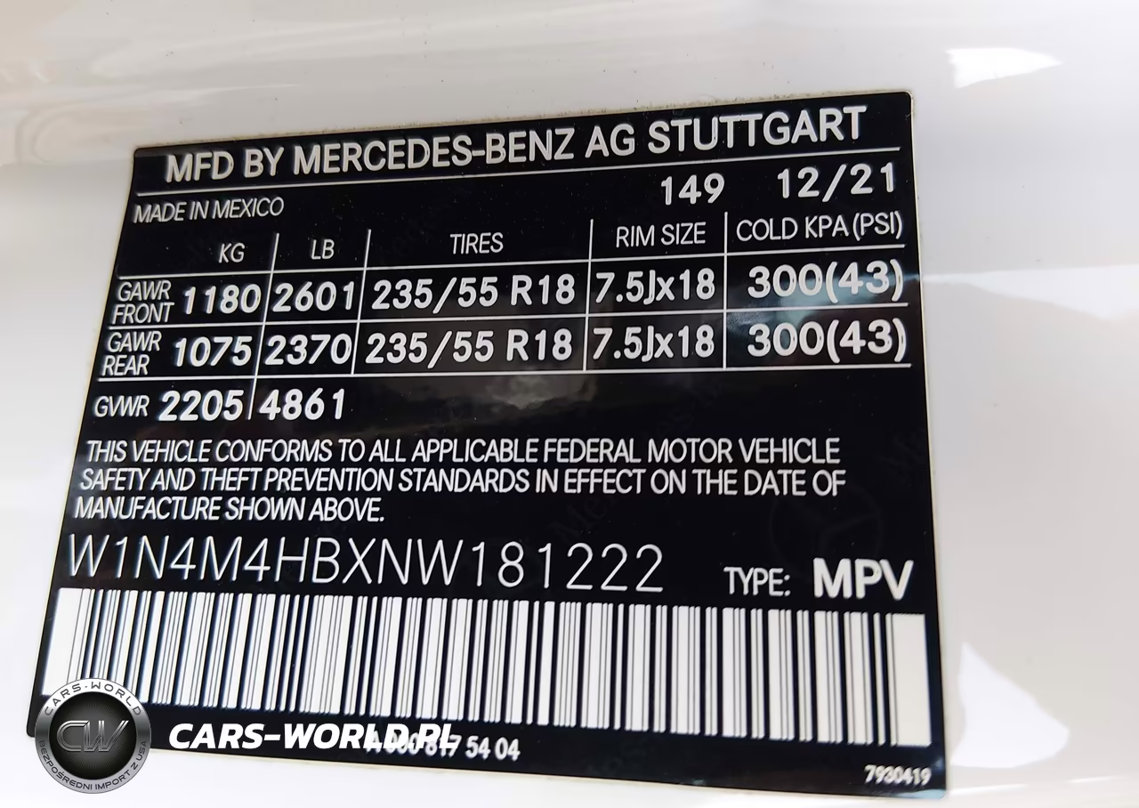 2022 Mercedes-Benz Glb 250 4Matic VIN:W1N4M4HBXNW181222 - 9