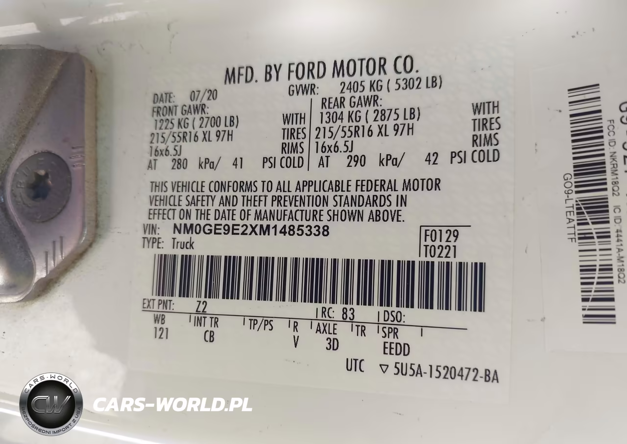2021 Ford Transit Connect VIN:NM0GE9E2XM1485338 - 9