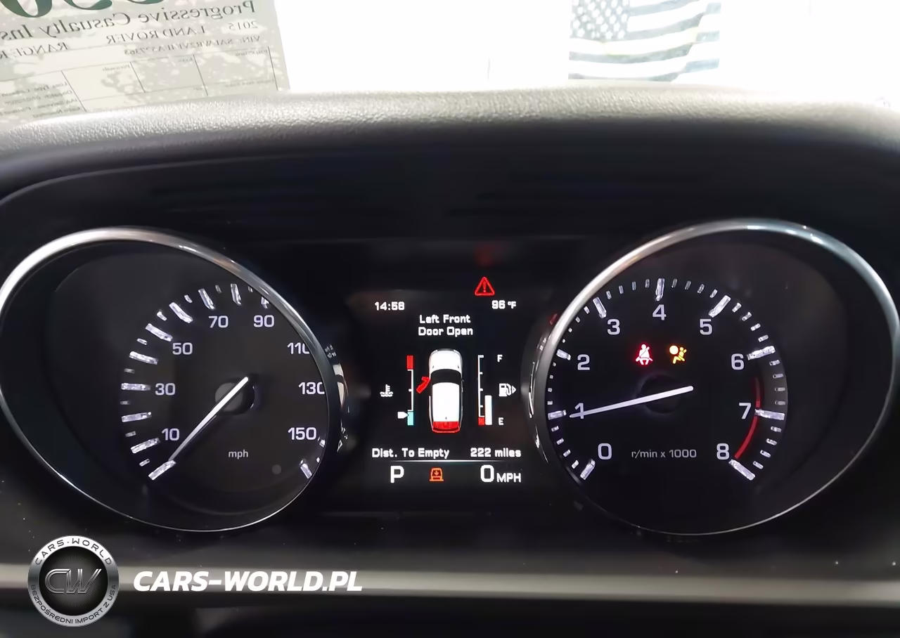 2015 Land Rover Range Rover Sport 3.0L V6 Supercharged Hse VIN:SALWR2VF4FA527365 - 7