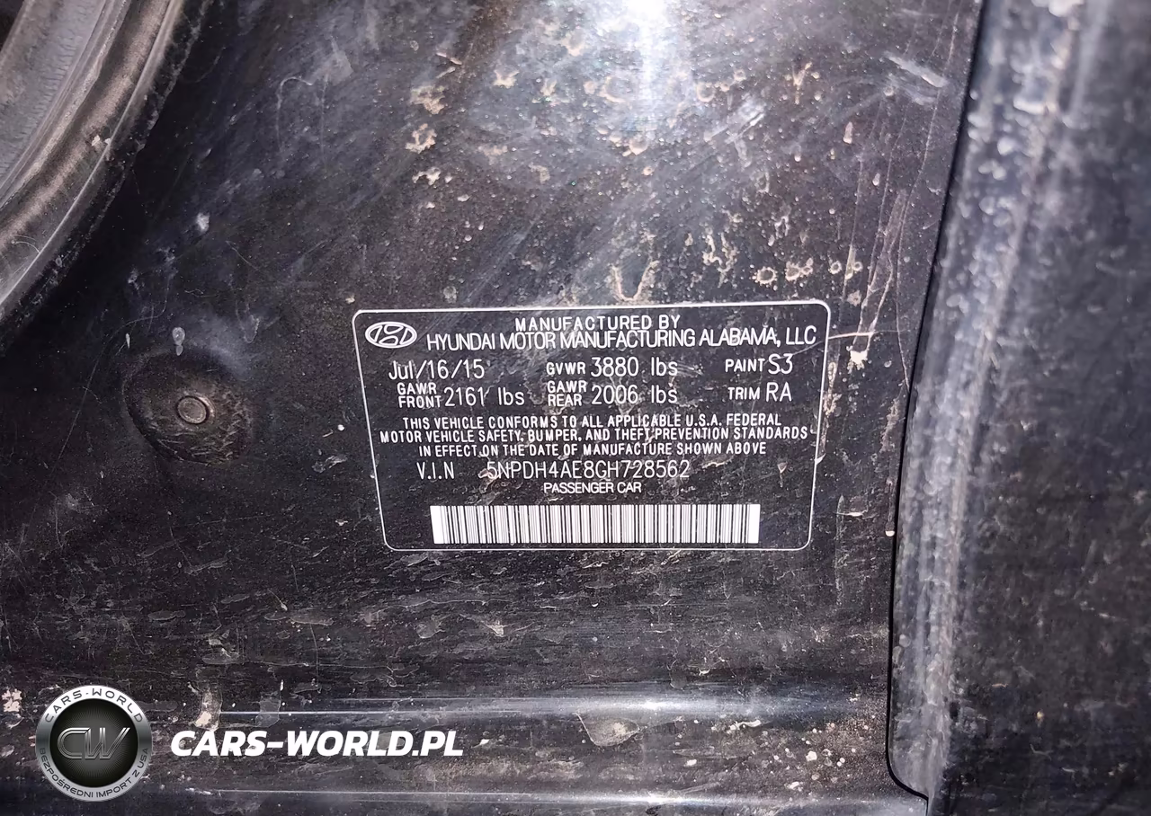 2016 Hyundai Elantra Se VIN:5NPDH4AE8GH728562 - 9