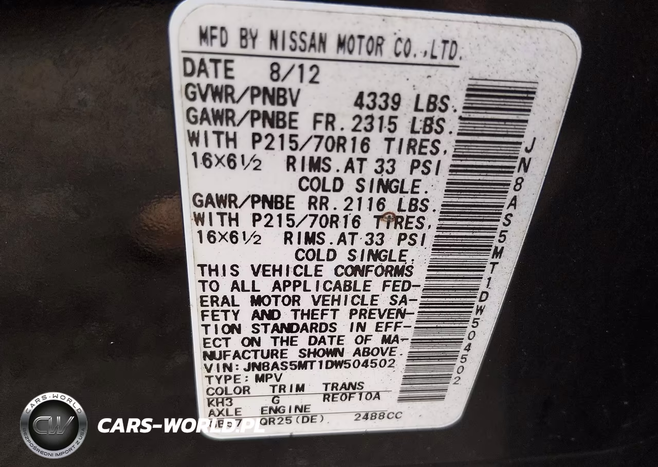 2013 Nissan Rogue S VIN:JN8AS5MT1DW504502 - 9