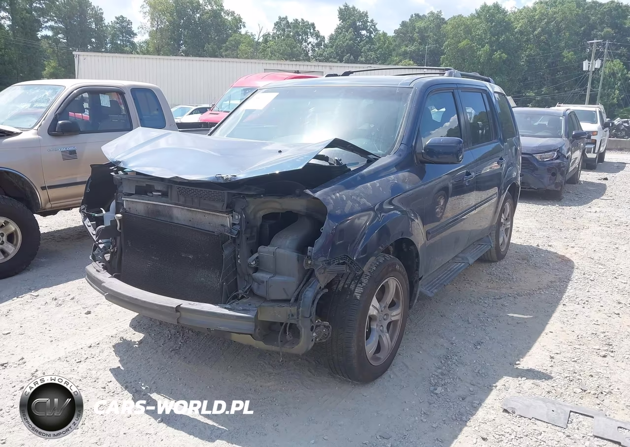 2012 Honda Pilot Ex-L VIN:5FNYF3H7XCB029127 - 2