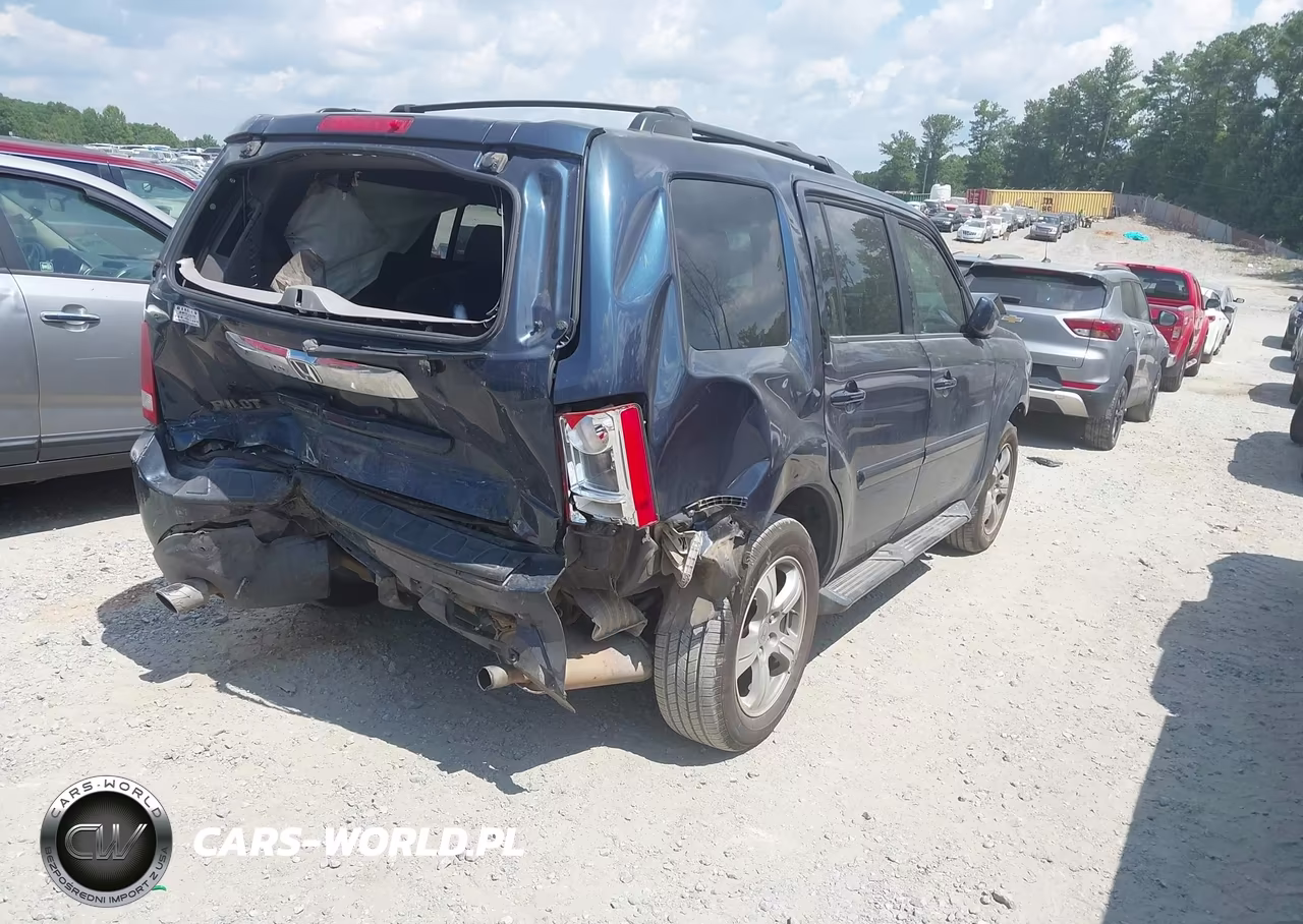 2012 Honda Pilot Ex-L VIN:5FNYF3H7XCB029127 - 4