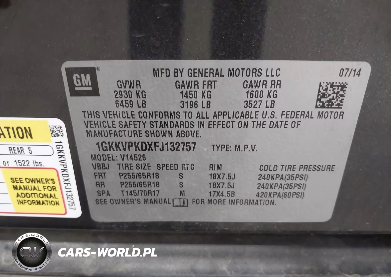 2015 GMC Acadia Sle-2 VIN:1GKKVPKDXFJ132757 - 9
