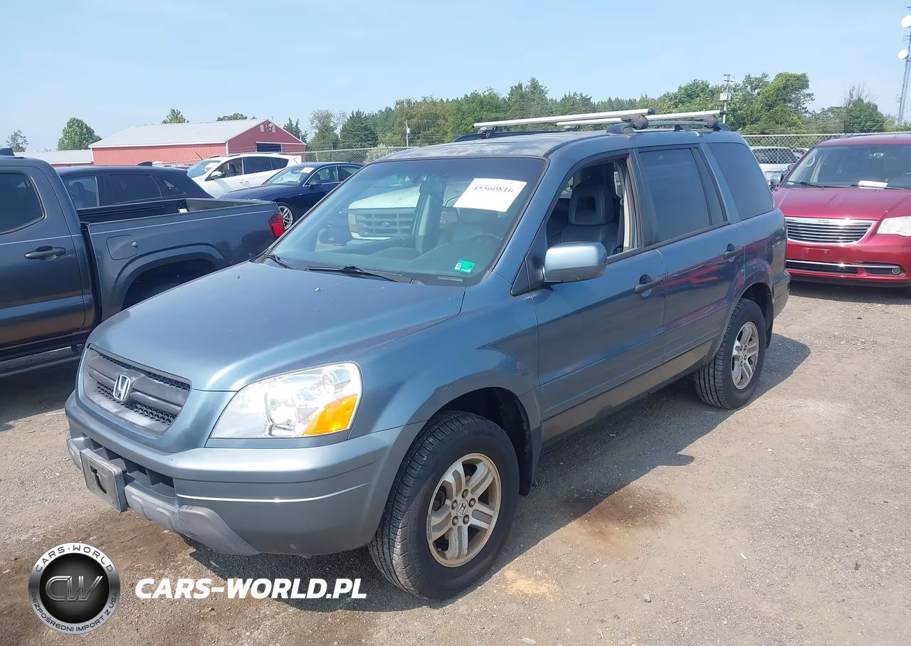 2005 Honda Pilot Ex-L VIN:2HKYF18595H527276 - 2