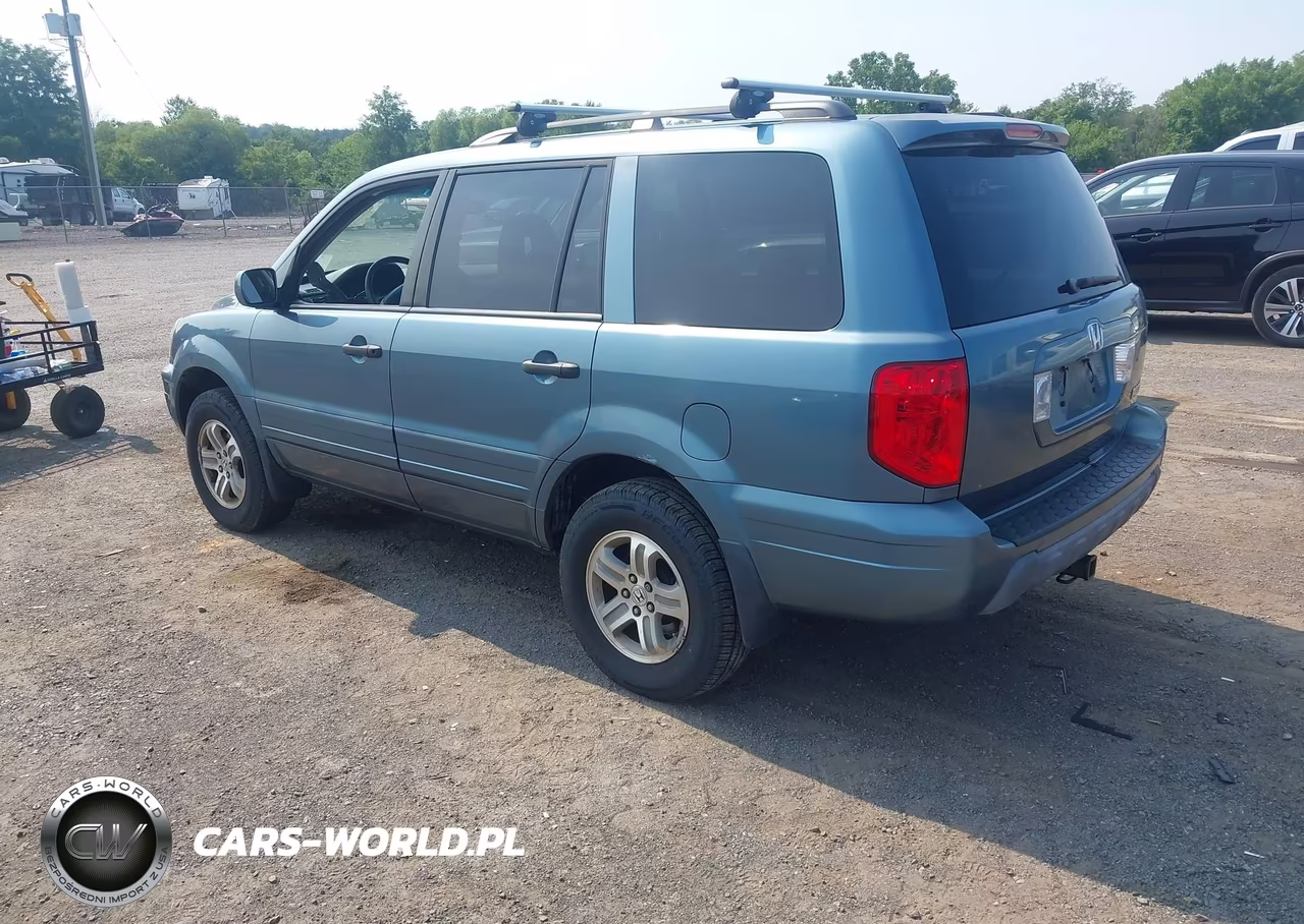 2005 Honda Pilot Ex-L VIN:2HKYF18595H527276 - 3