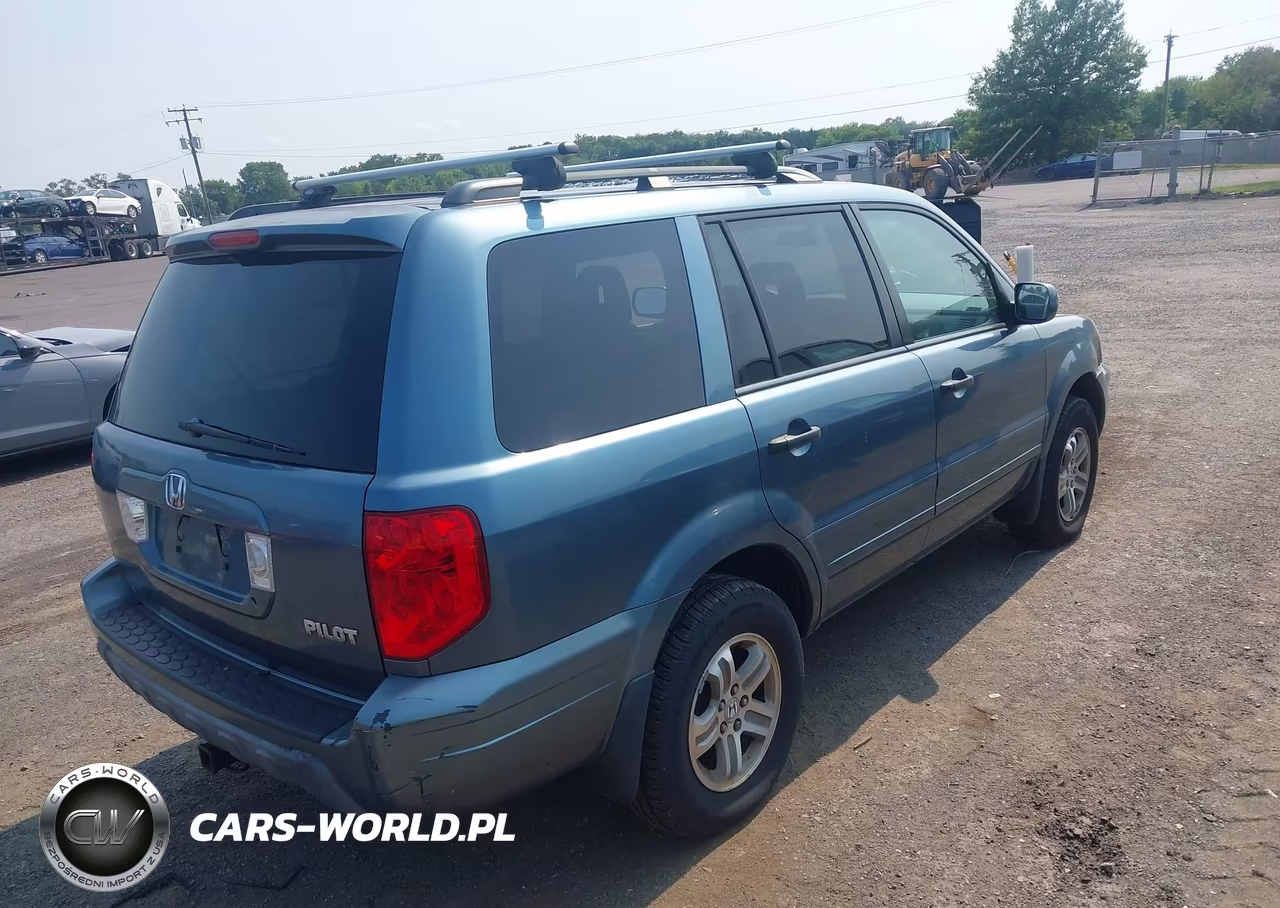 2005 Honda Pilot Ex-L VIN:2HKYF18595H527276 - 4