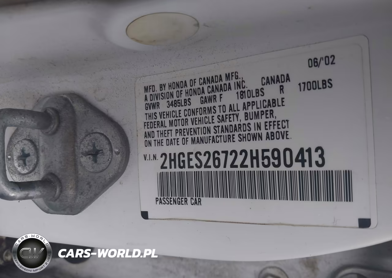 2002 Honda Civic Ex VIN:2HGES26722H590413 - 9