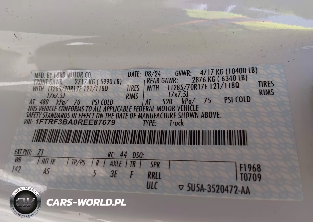 2024 Ford F-350 Xl VIN:1FTRF3BA0REE87679 - 9