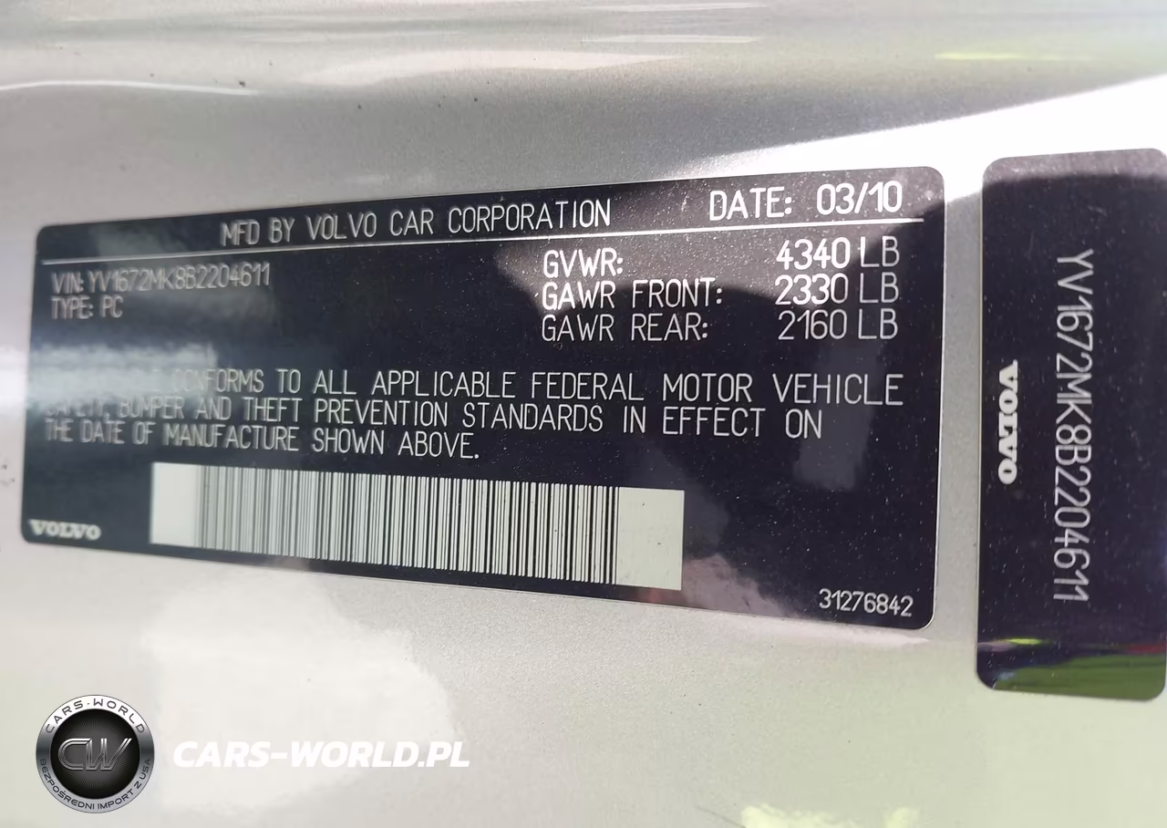 2011 Volvo C30 R-Design-T5 (Retail Only) VIN:YV1672MK8B2204611 - 9