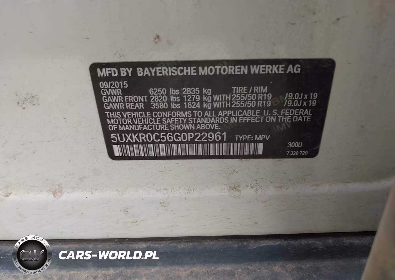 2016 BMW X5 xDrive35I VIN:5UXKR0C56G0P22961 - 9