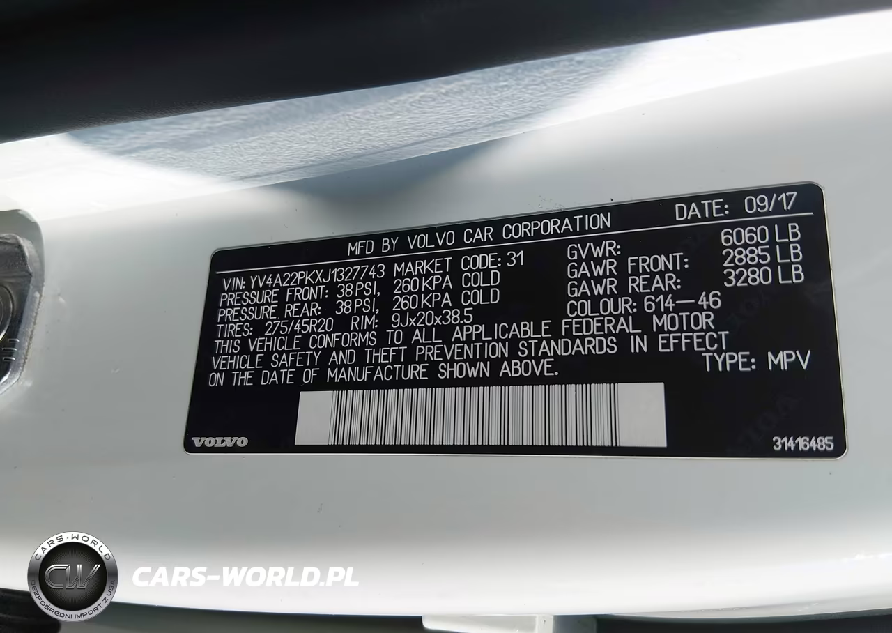 2018 Volvo Xc90 T6 Momentum VIN:YV4A22PKXJ1327743 - 9