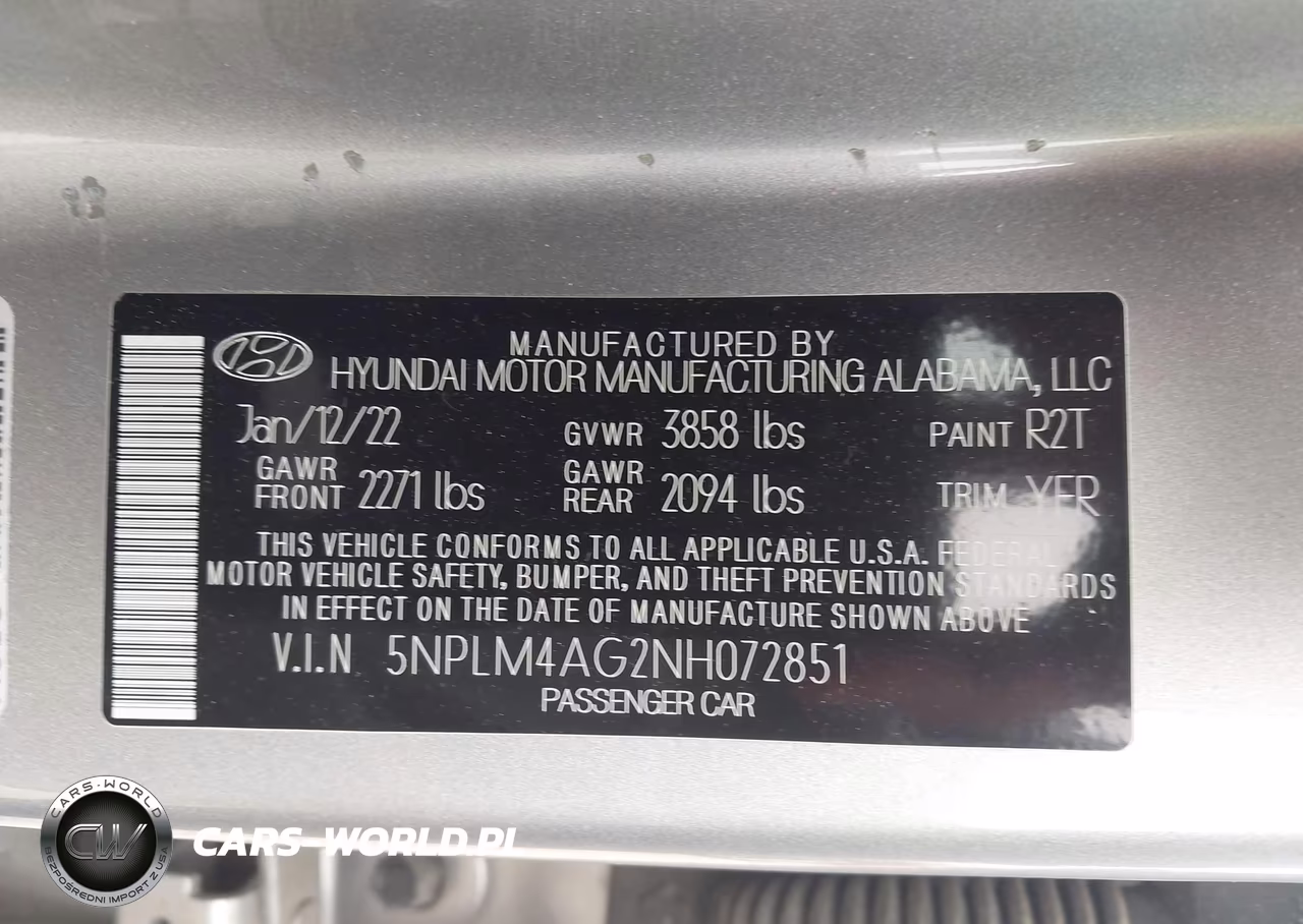 2022 Hyundai Elantra Sel VIN:5NPLM4AG2NH072851 - 9