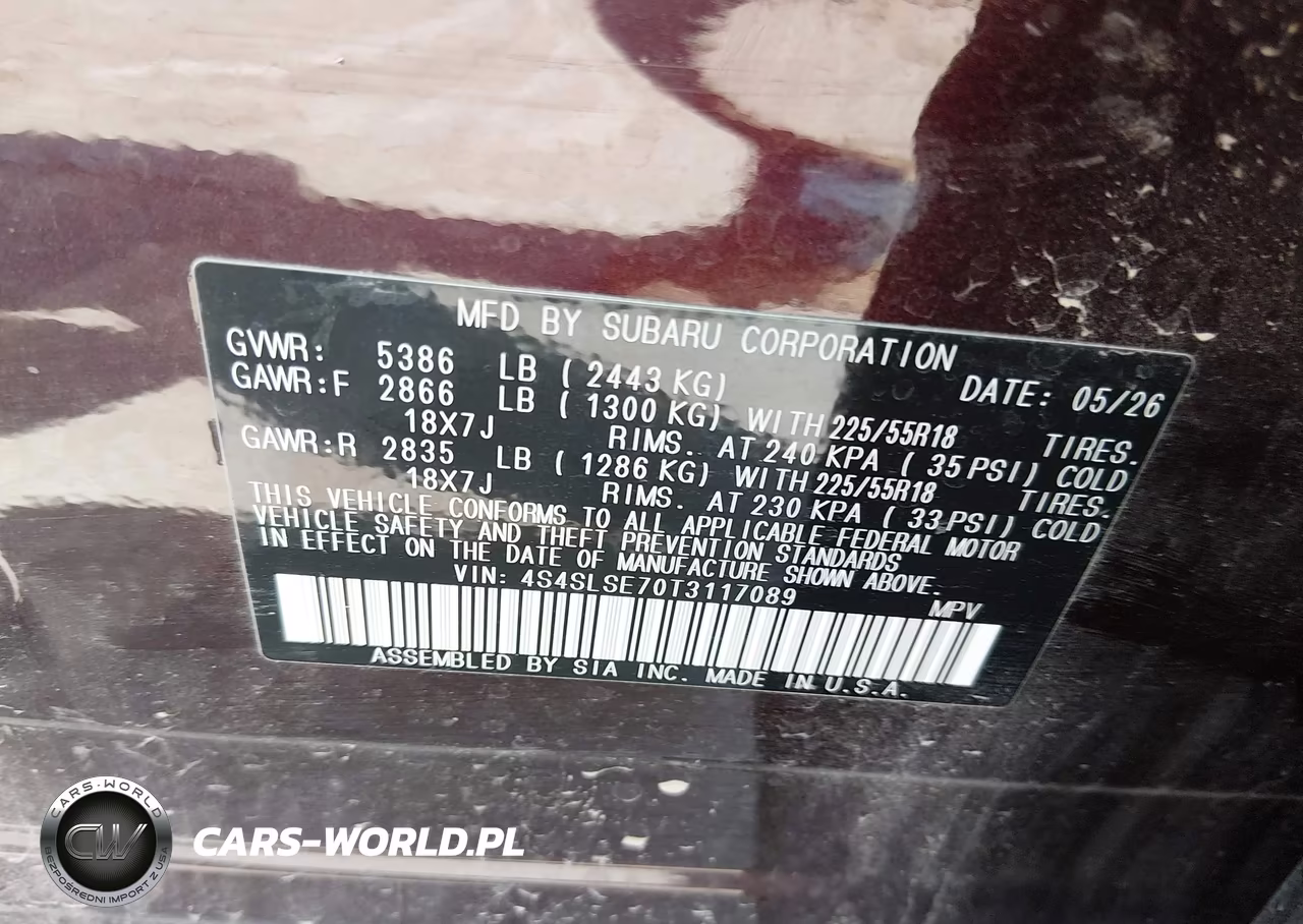 2026 Subaru Forester Premium VIN:4S4SLSE70T3117089 - 9
