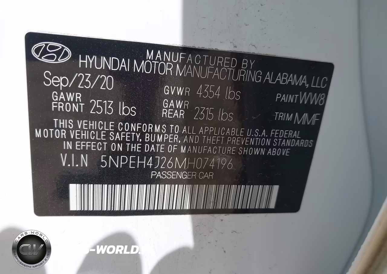 2021 Hyundai Sonata Limited VIN:5NPEH4J26MH074196 - 9