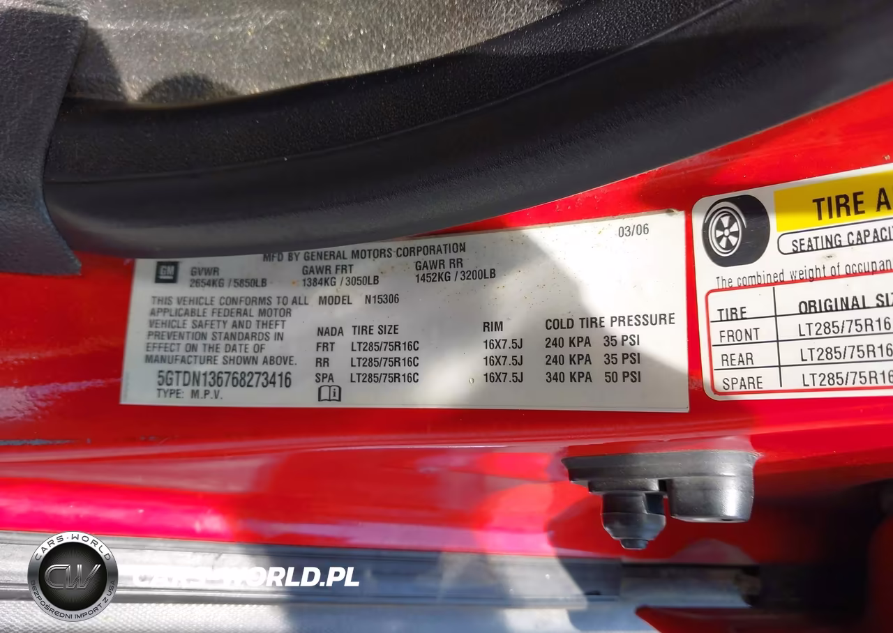 2006 Hummer H3 Suv VIN:5GTDN136768273416 - 9
