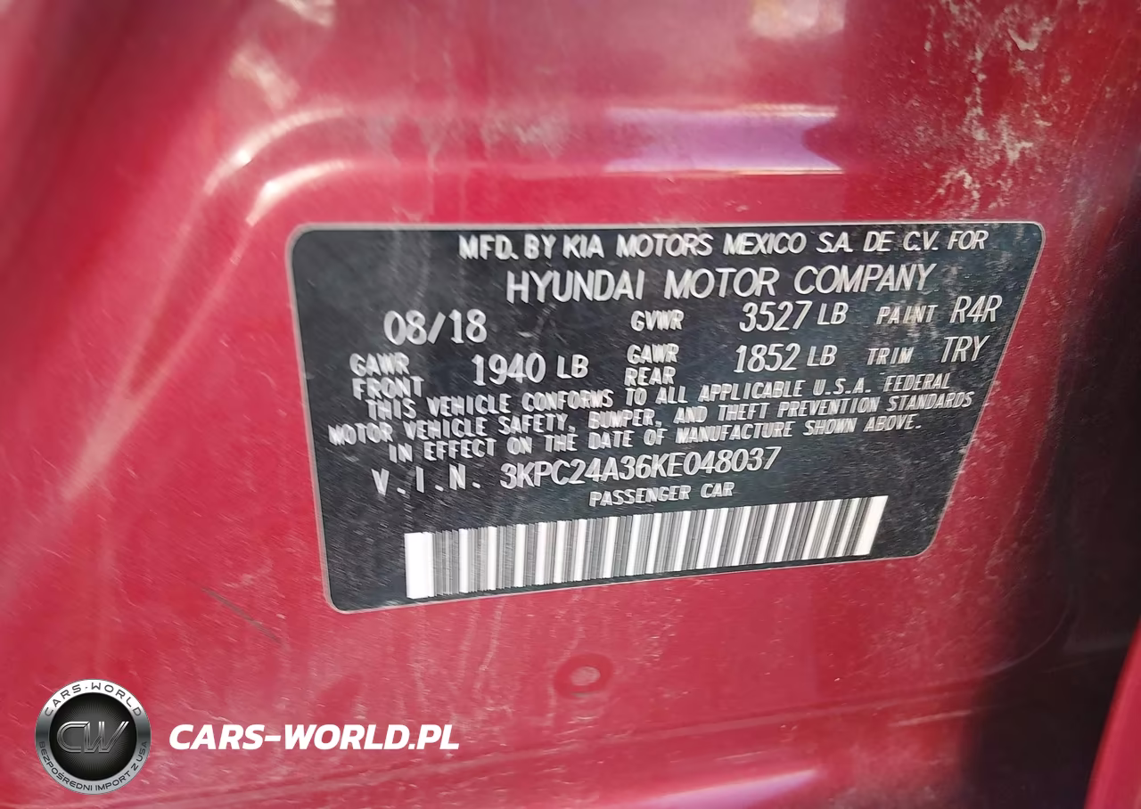 2019 Hyundai Accent Se VIN:3KPC24A36KE048037 - 9