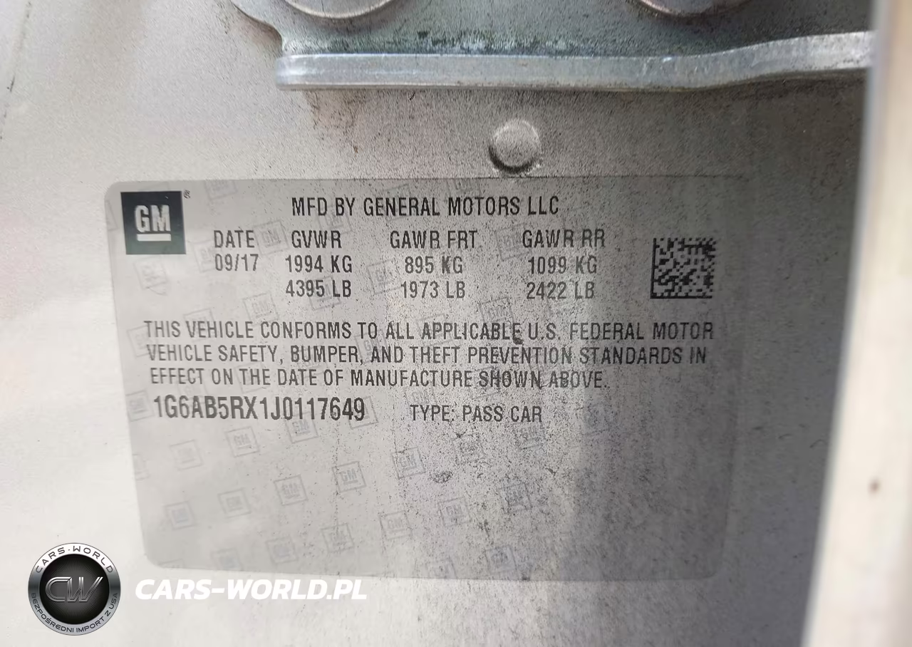 2018 Cadillac Ats Luxury VIN:1G6AB5RX1J0117649 - 9