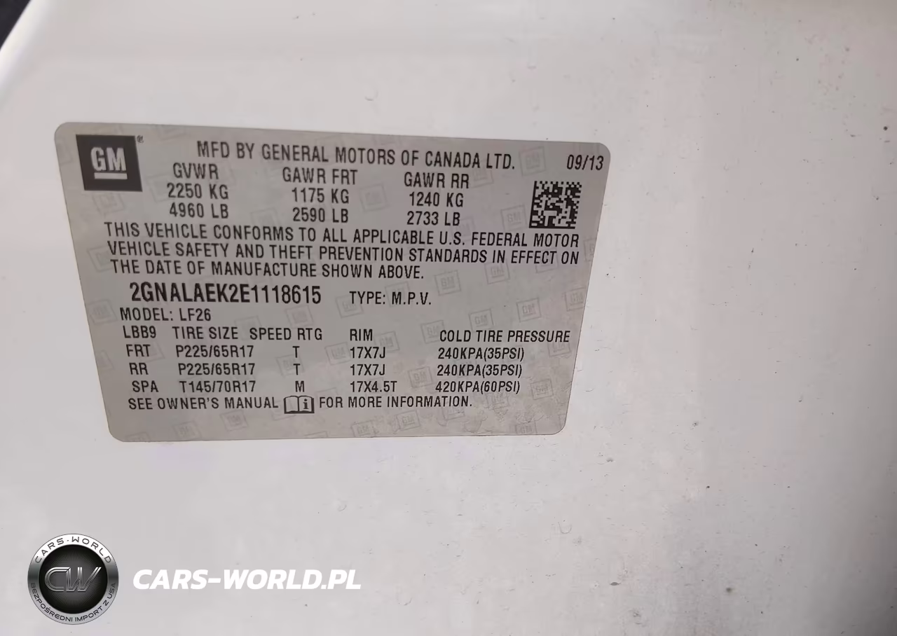 2014 Chevrolet Equinox Ls VIN:2GNALAEK2E1118615 - 9