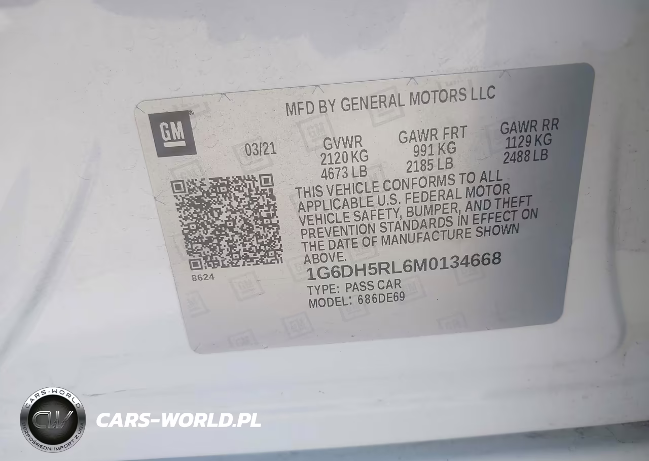 2021 Cadillac Ct4 V-Series VIN:1G6DH5RL6M0134668 - 9