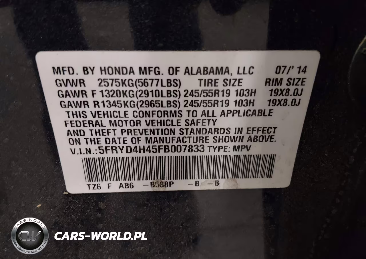 2015 Acura Mdx Technology VIN:5FRYD4H45FB007833 - 9