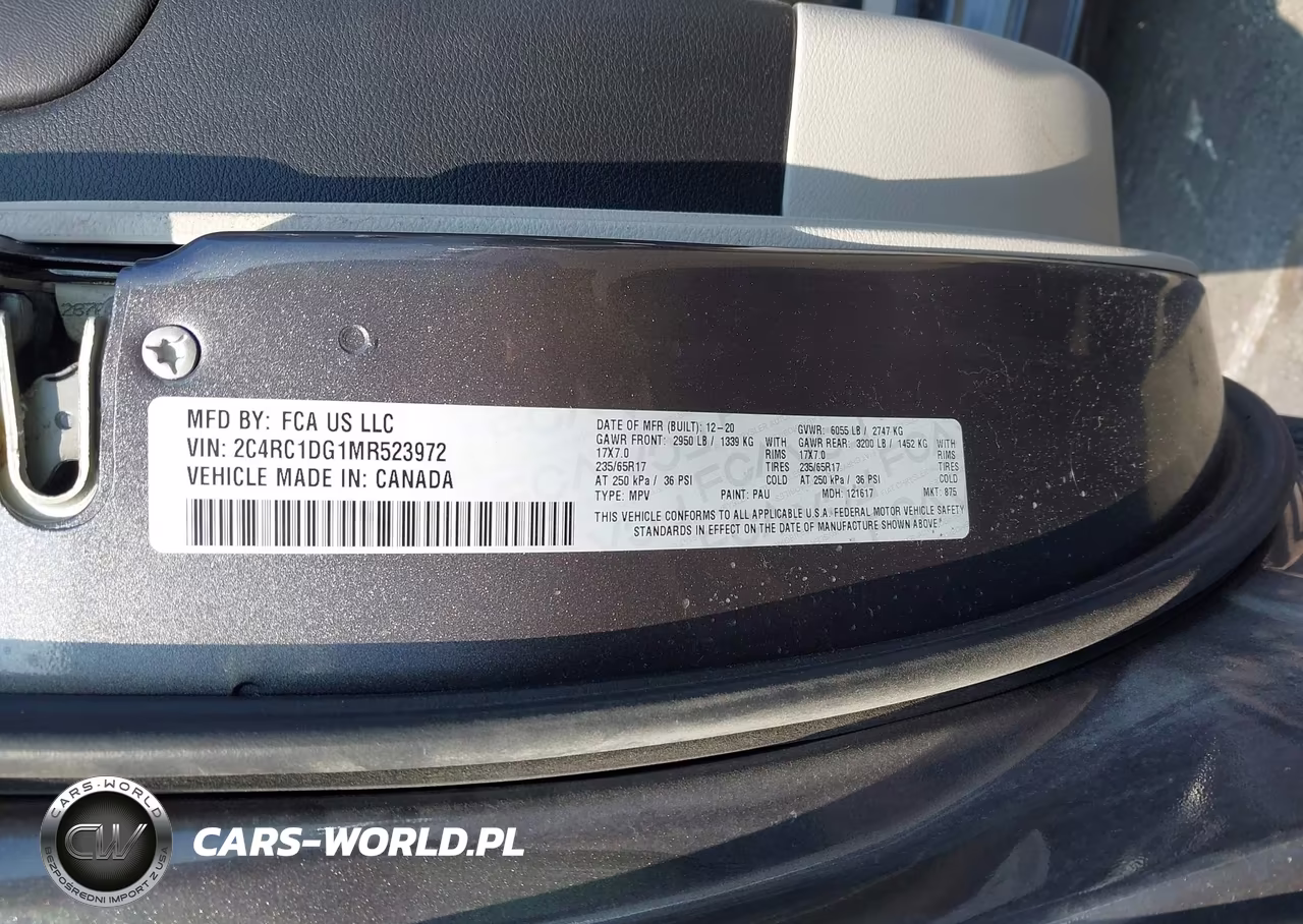 2021 Chrysler Voyager Lxi VIN:2C4RC1DG1MR523972 - 9