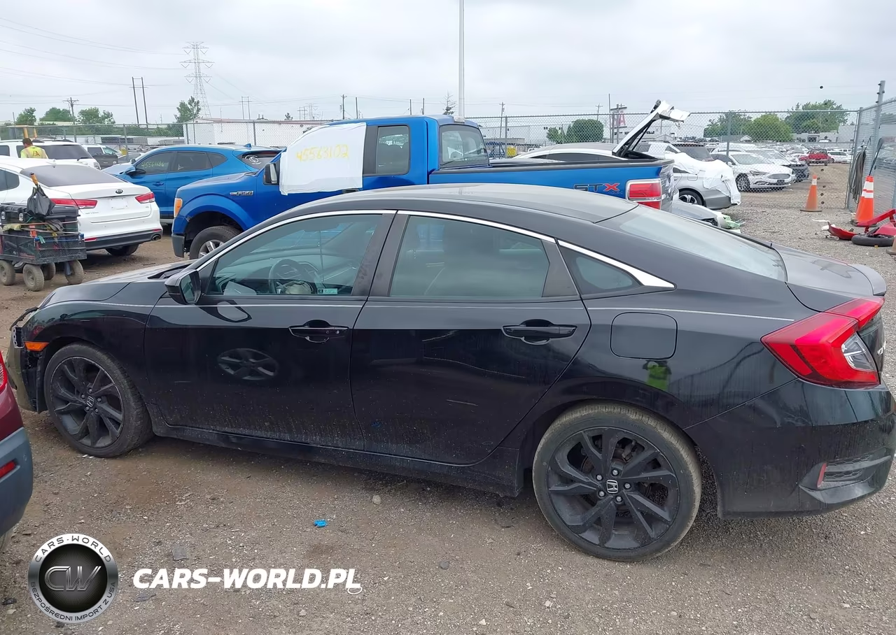 2019 Honda Civic Sport VIN:2HGFC2F82KH514667 - 14