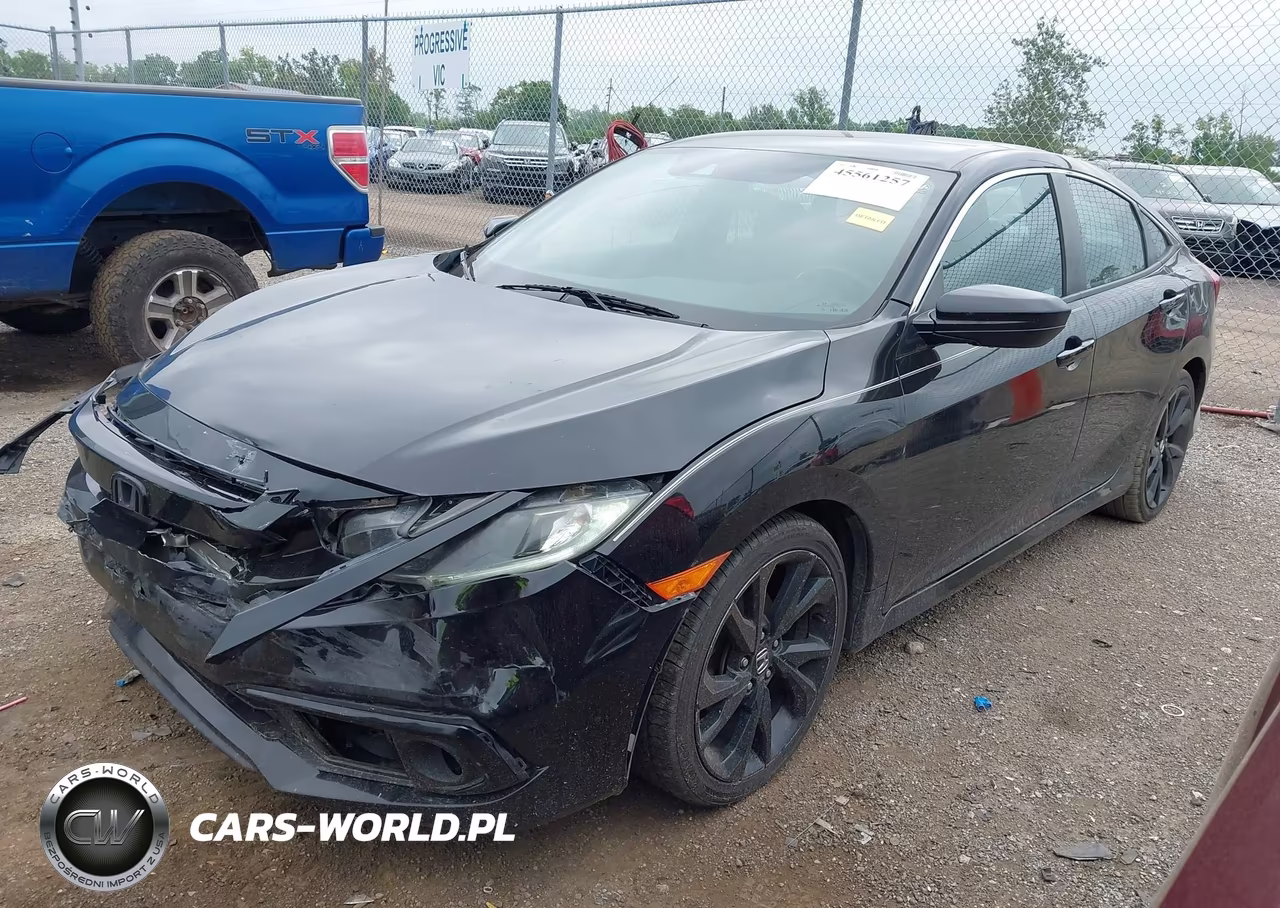 2019 Honda Civic Sport VIN:2HGFC2F82KH514667 - 2